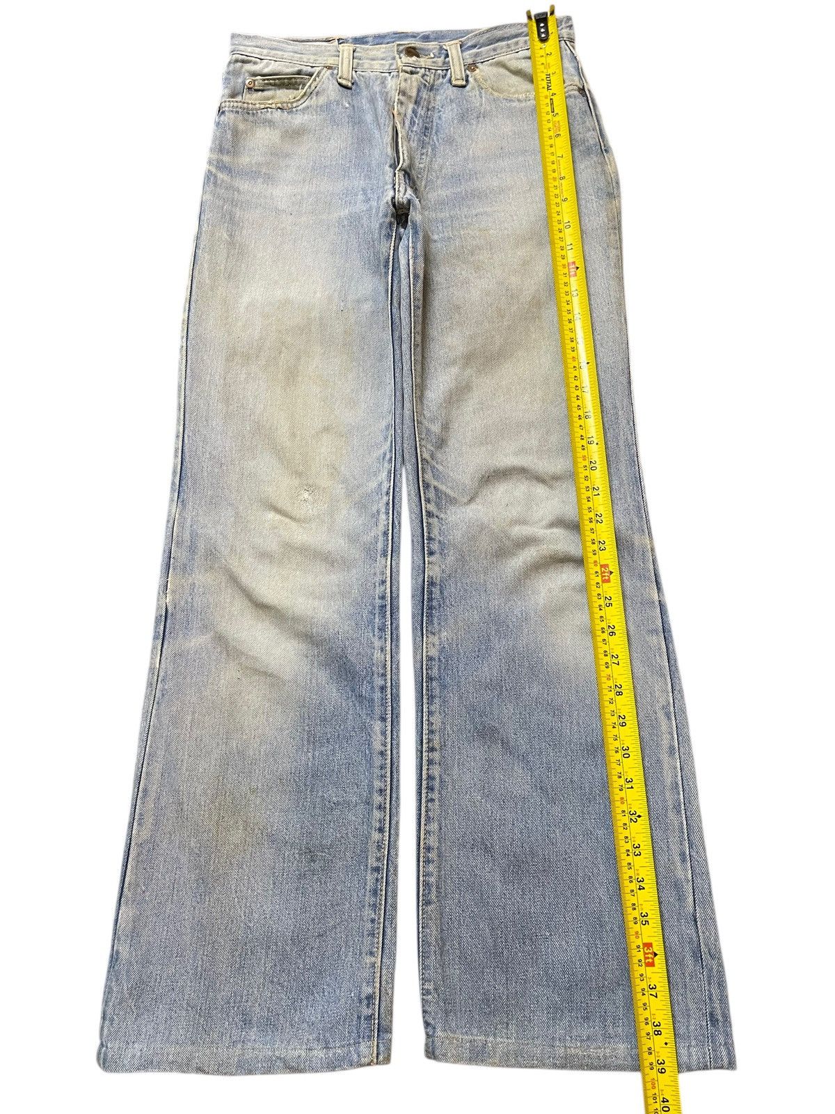 KMRii Vintage Japanese Brand Mud Wash Style Wide Leg Jeans Size US 28 / EU 44 - 13 Thumbnail
