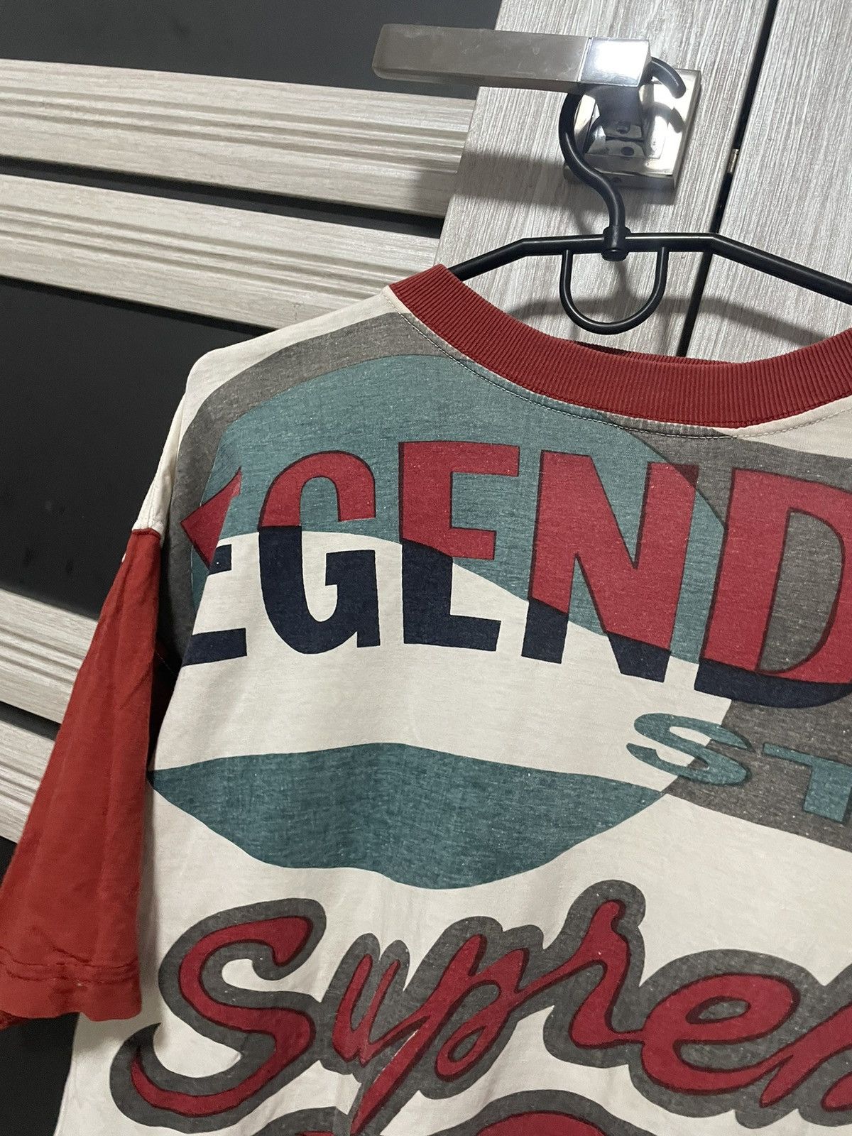 Vintage Vintage Legendary Supreme All Over Print AOP Tee Banner Size US XL / EU 56 / 4 - 5 Thumbnail