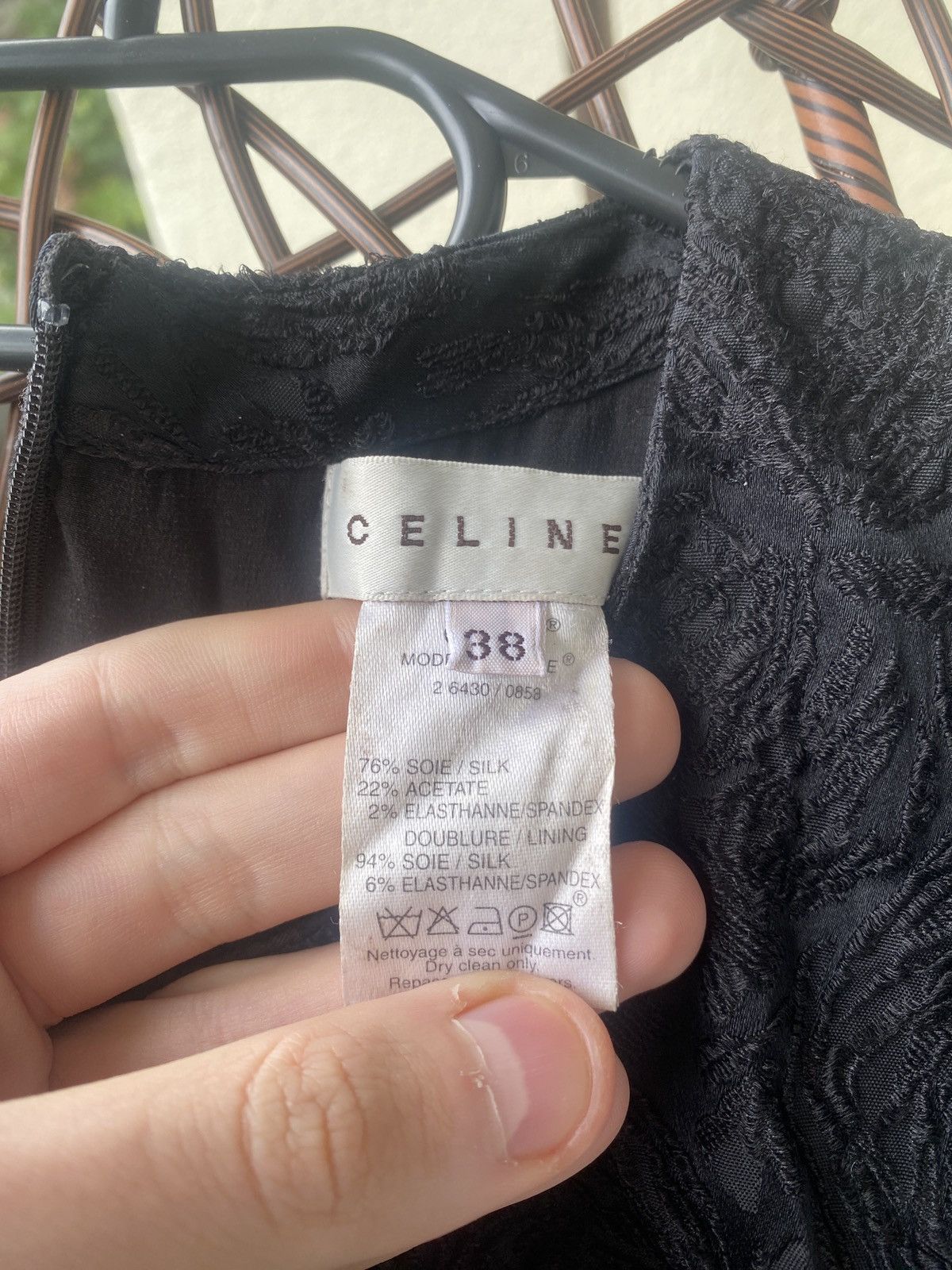 Celine Luxury vintage silk celine with rose motive dresses Size S / US 4 / IT 40 - 2 Thumbnail