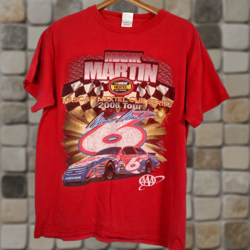 Vintage VINTAGE NASCAR Nextel Cup Series Mark Martin Shirt M Red Delta Pro Weight Men T-Shirt Race 2006?page Size US M / EU 48-50 / 2 - 1 Thumbnail