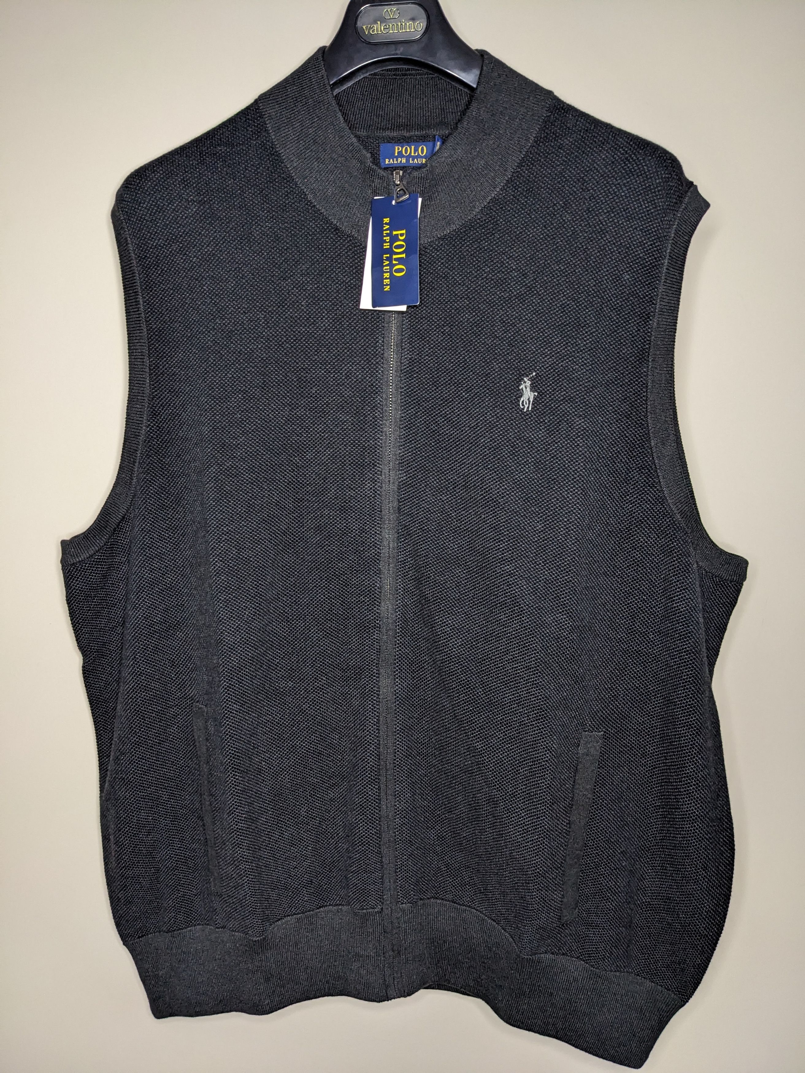 Polo Ralph Lauren Polo Ralph Lauren Sweater Vest Mens 3XB Full Zip Knit NWT Size US XXL / EU 58 / 5 - 1 Thumbnail