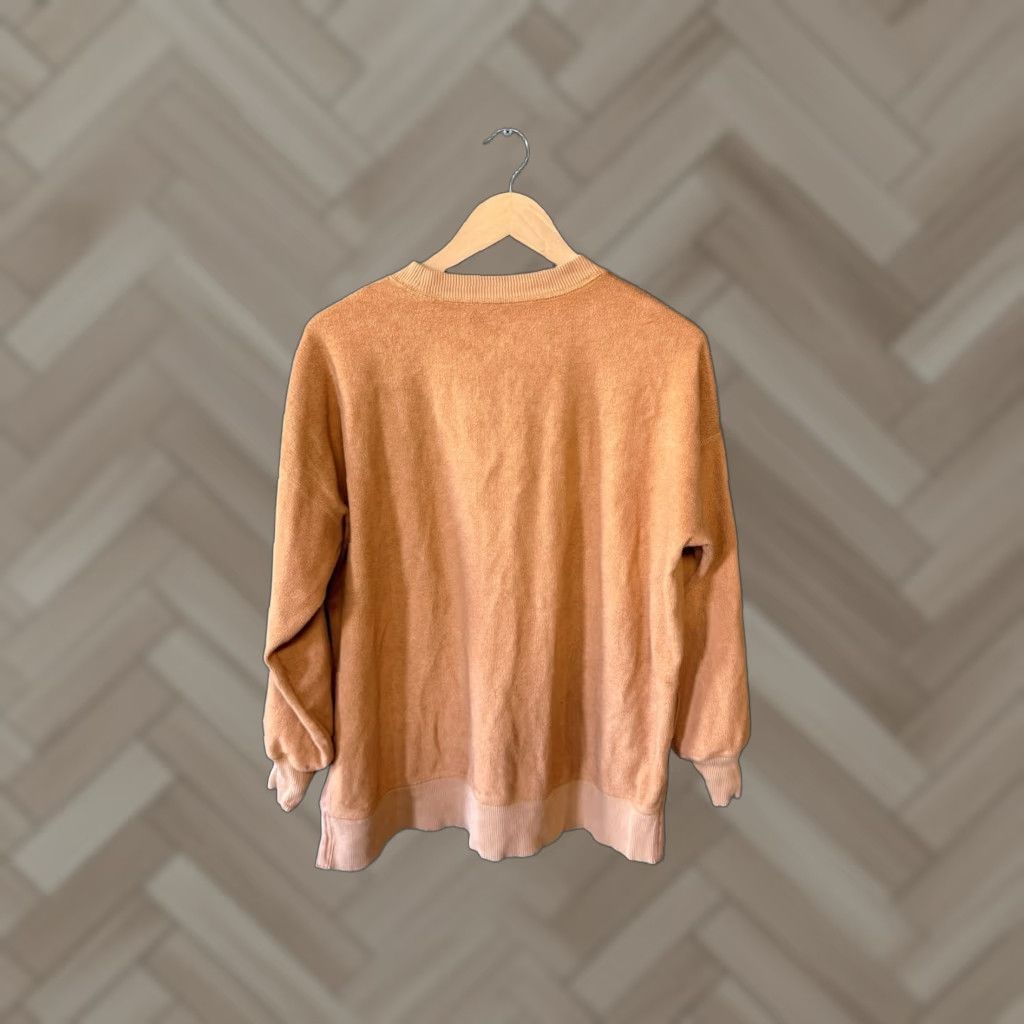Vintage Aerie Orange Long Sleeve Oversized Pullover Sweatshirt Size S Womens Shirt Pullover 25x27 Activewear Girls Womens Size S / US 4 / IT 40 - 1 Thumbnail