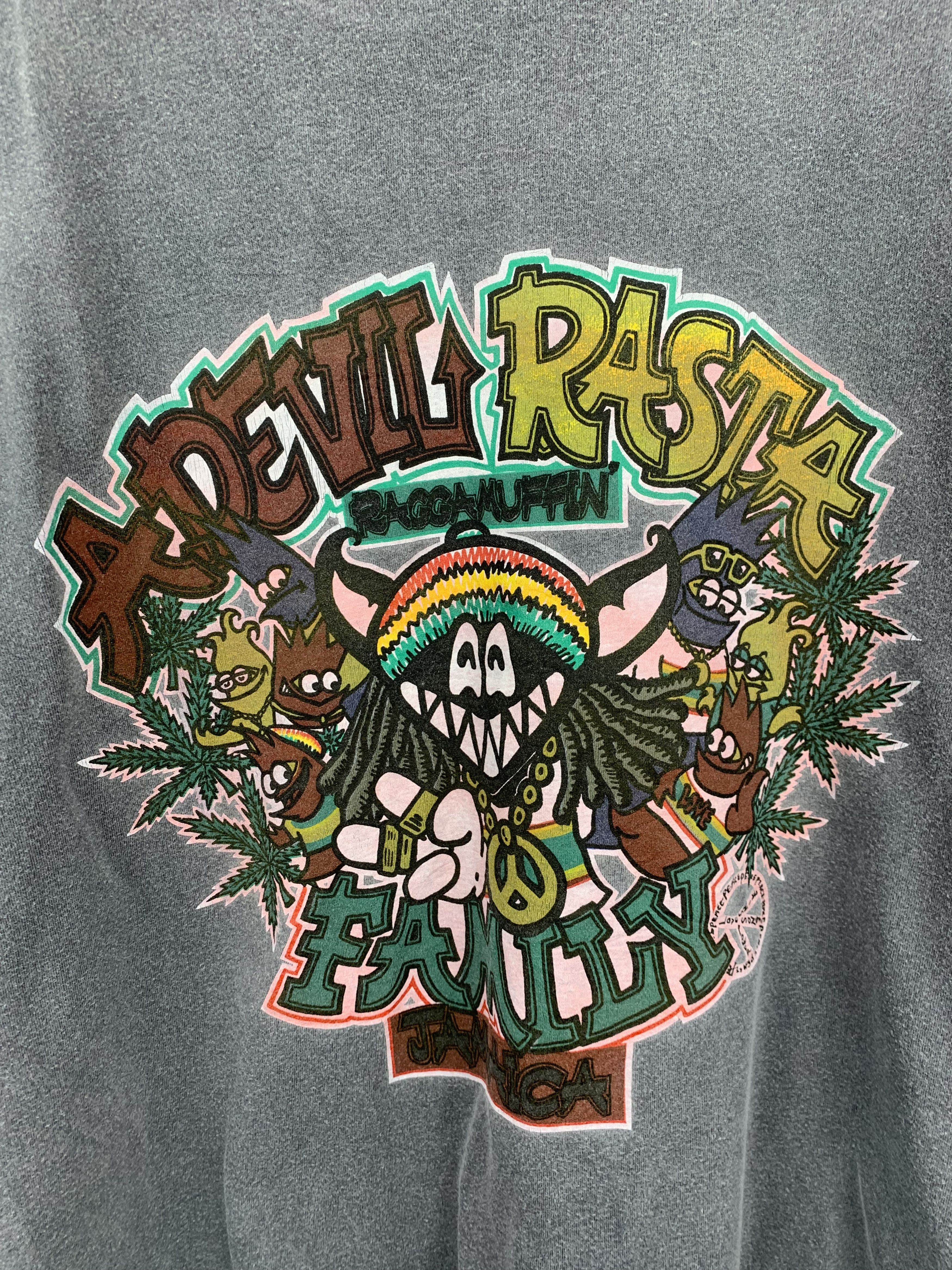 Vintage Vintage Sun Faded Rasta Boy T Shirt TA0066 Size US L / EU 52-54 / 3 - 5 Thumbnail