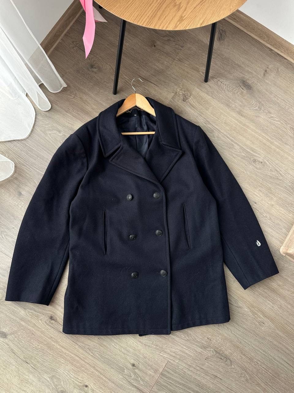 Japanese Brand × Vintage Vintage Japanese Michel Beaudouin Blue Coat Jacket Size US XL / EU 56 / 4 - 2 Thumbnail