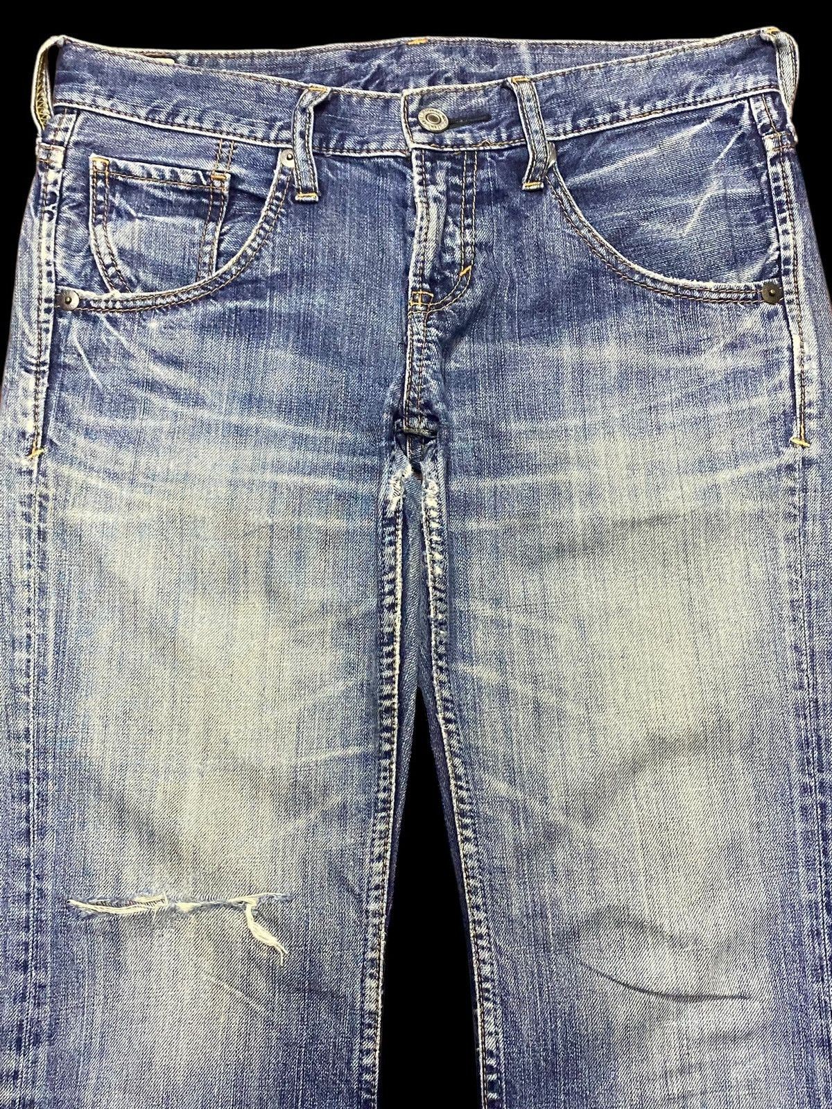 Japanese Brand Vintage Japanese Brand Sweet Camel Distressed Flare Jeans Size US 32 / EU 48 - 3 Thumbnail