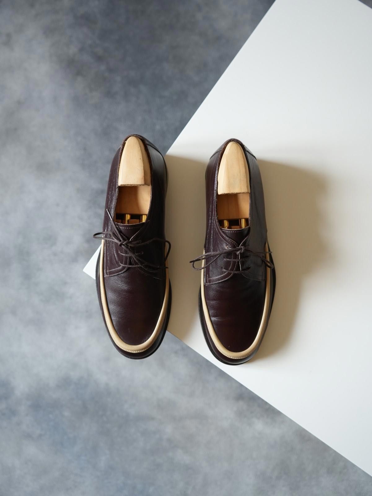 Giorgio Armani 2000's Giorgio Armani Two-Tone Toe Derby Shoes US9 VINTAGE Size US 8 / EU 41 - 5 Thumbnail