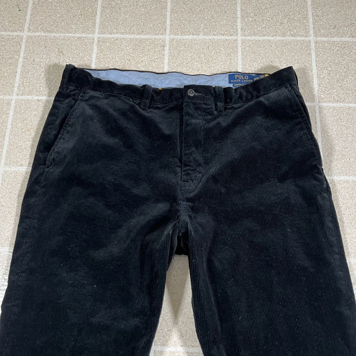 Polo Ralph Lauren Vintage Polo Ralph Lauren Corduroy Pants Men’s 34x32 Black Size US 34 / EU 50 - 2 Thumbnail