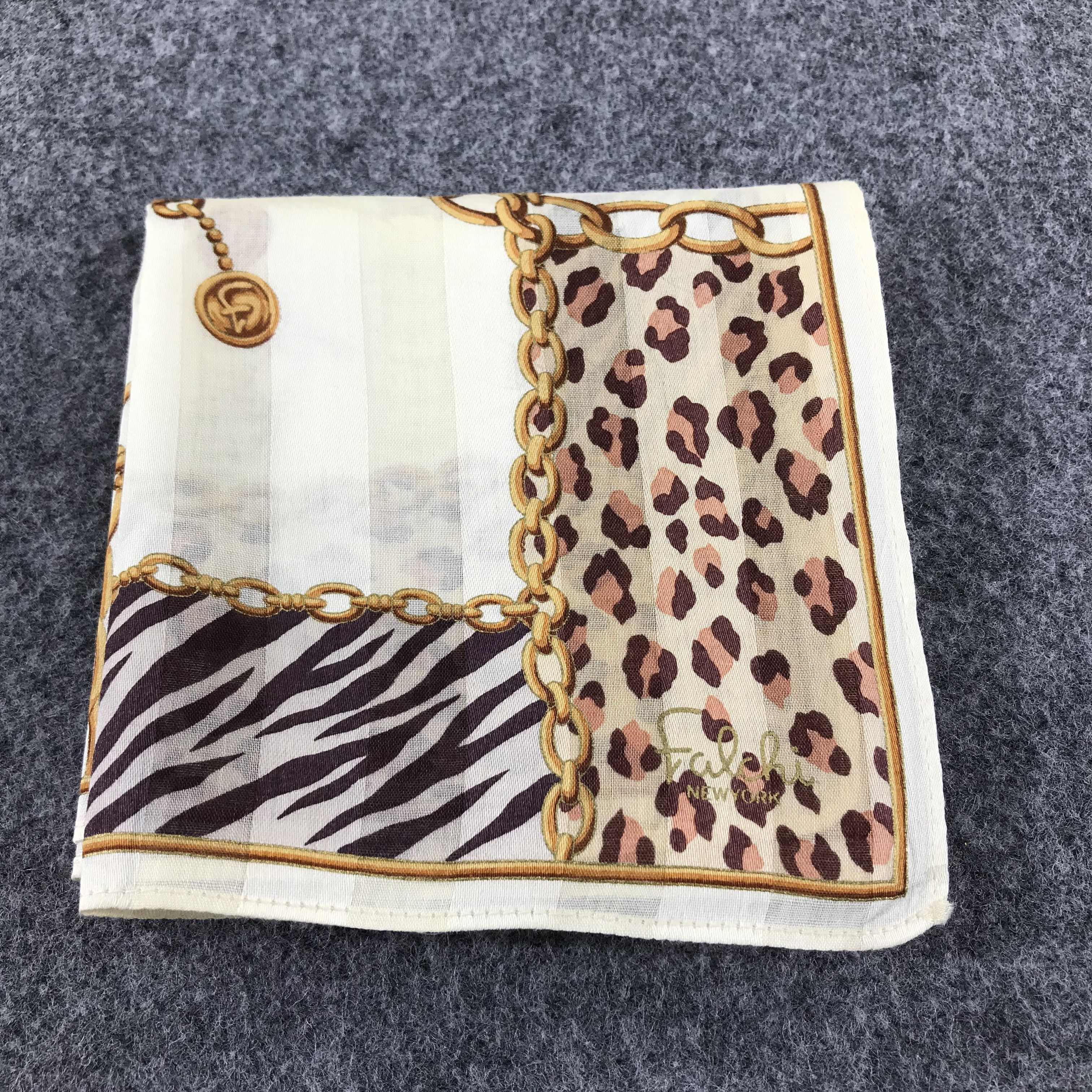 Vintage Carlos Falchi Handkerchief Neckerchief Bandana H268 Size ONE SIZE - 8 Thumbnail