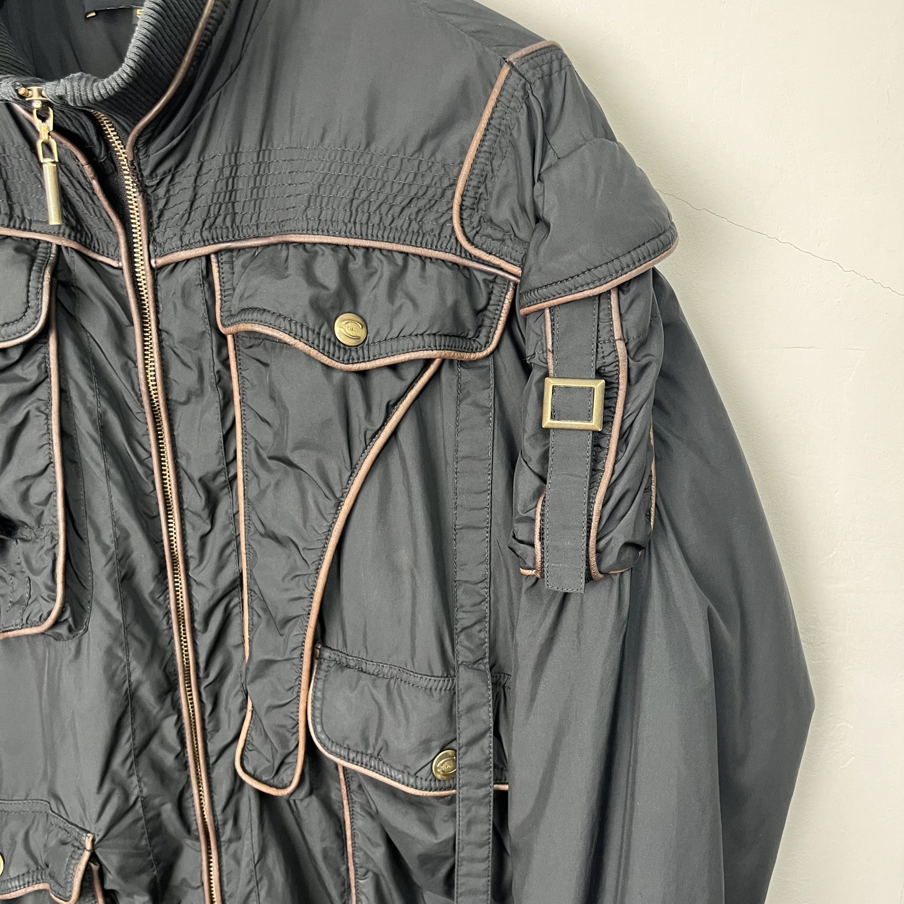 Roberto Cavalli Just Cavalli 00’s Parachute Bondage jacket Size US XXL / EU 58 / 5 - 7 Thumbnail