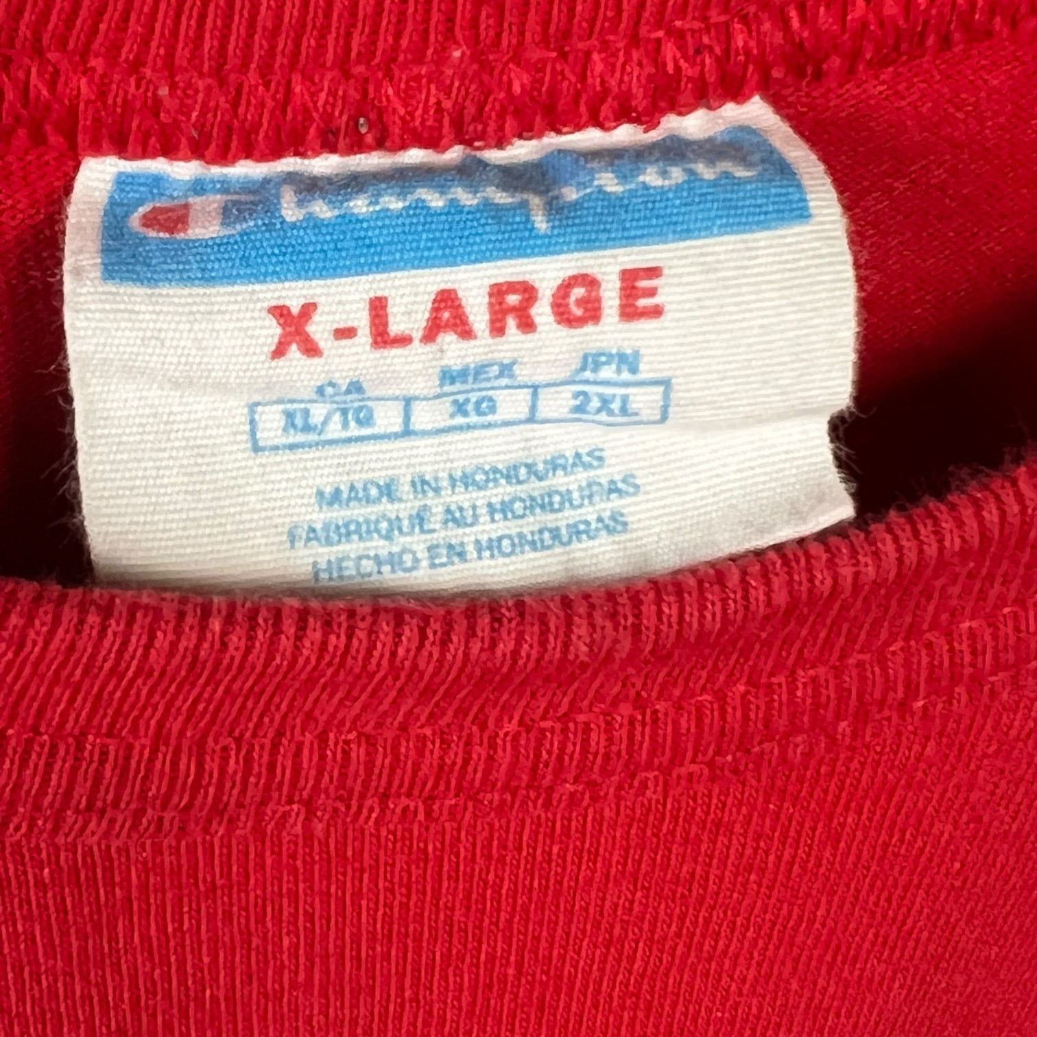 Champion Men's Vintage CHAMPION Red Logo Tiger T-Shirt Y2K Size XL Size US XL / EU 56 / 4 - 3 Thumbnail