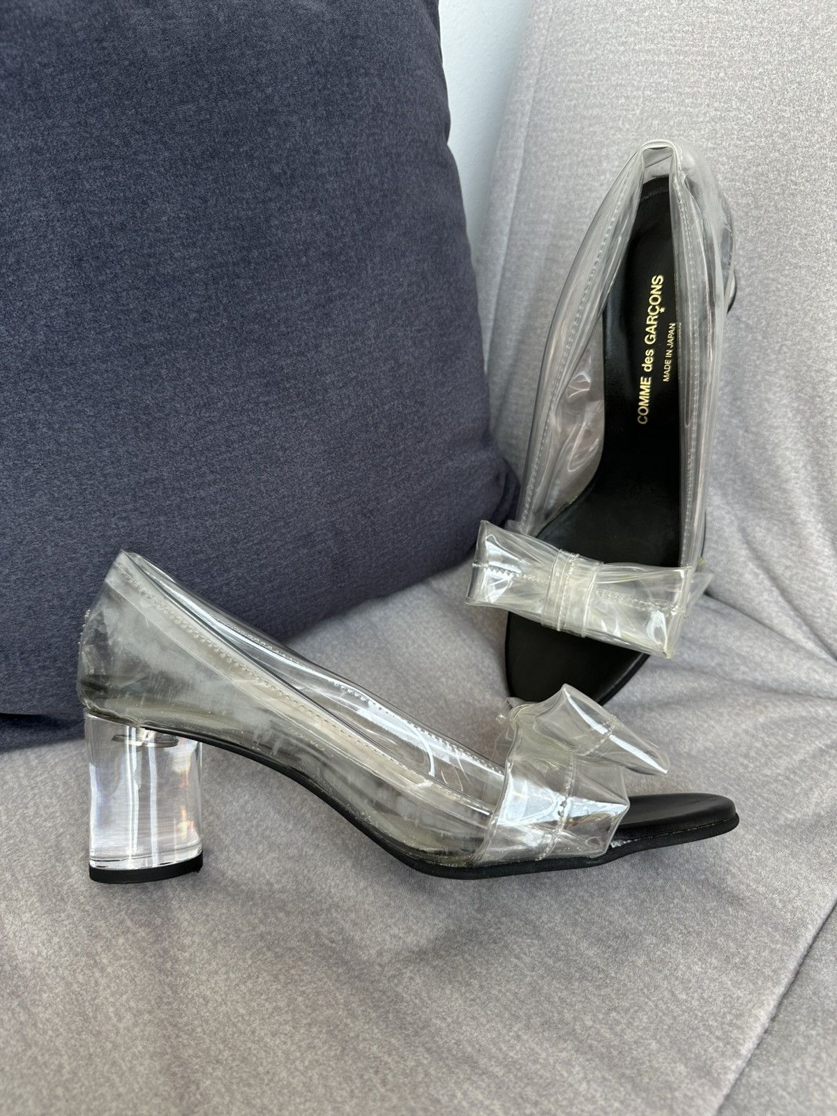 Comme des Garcons Comme Des Garcons Transparent Heels Size US 10.5 / IT 40.5 - 6 Thumbnail