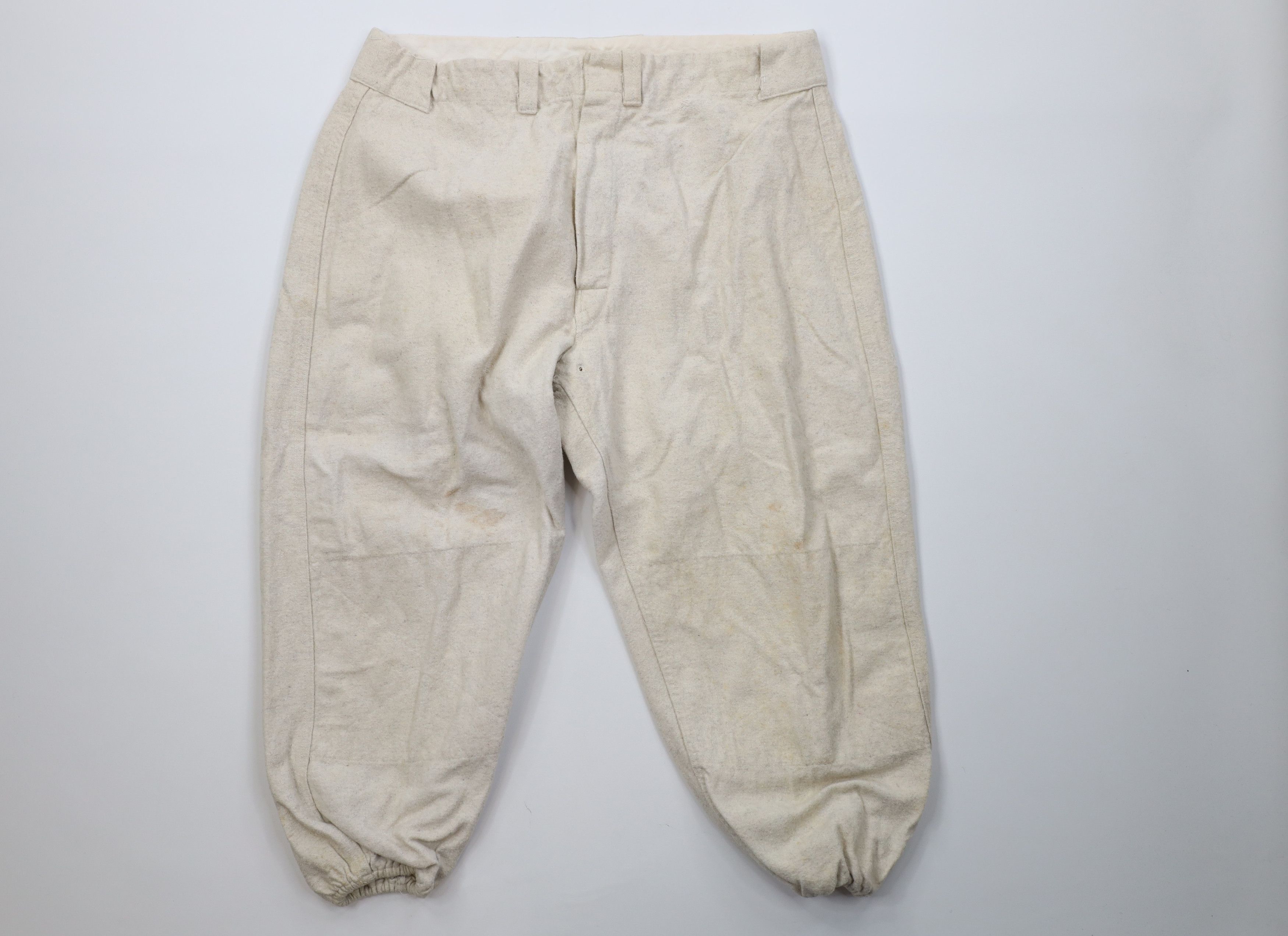 Vintage Vintage 40s 50s Wool Baseball Uniform Pants Gray USA Size US 36 / EU 52 - 1 Thumbnail