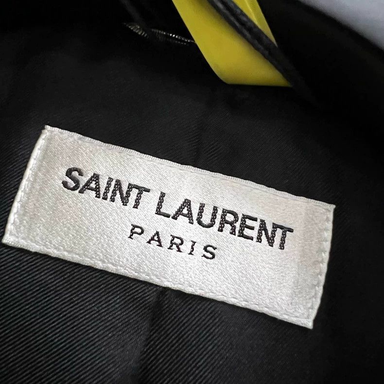 Yves Saint Laurent saint Laurent Black lapel suit 2501-Nextarrow Size 48R - 3 Thumbnail