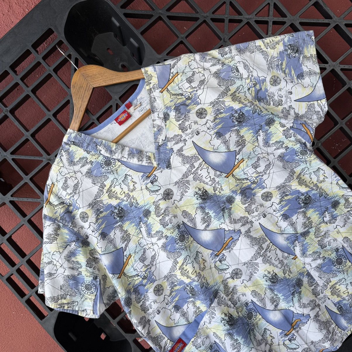 Dickies Workshirt Nurse Dickies Maps Ocean Sail Printed Size US M / EU 48-50 / 2 - 4 Thumbnail