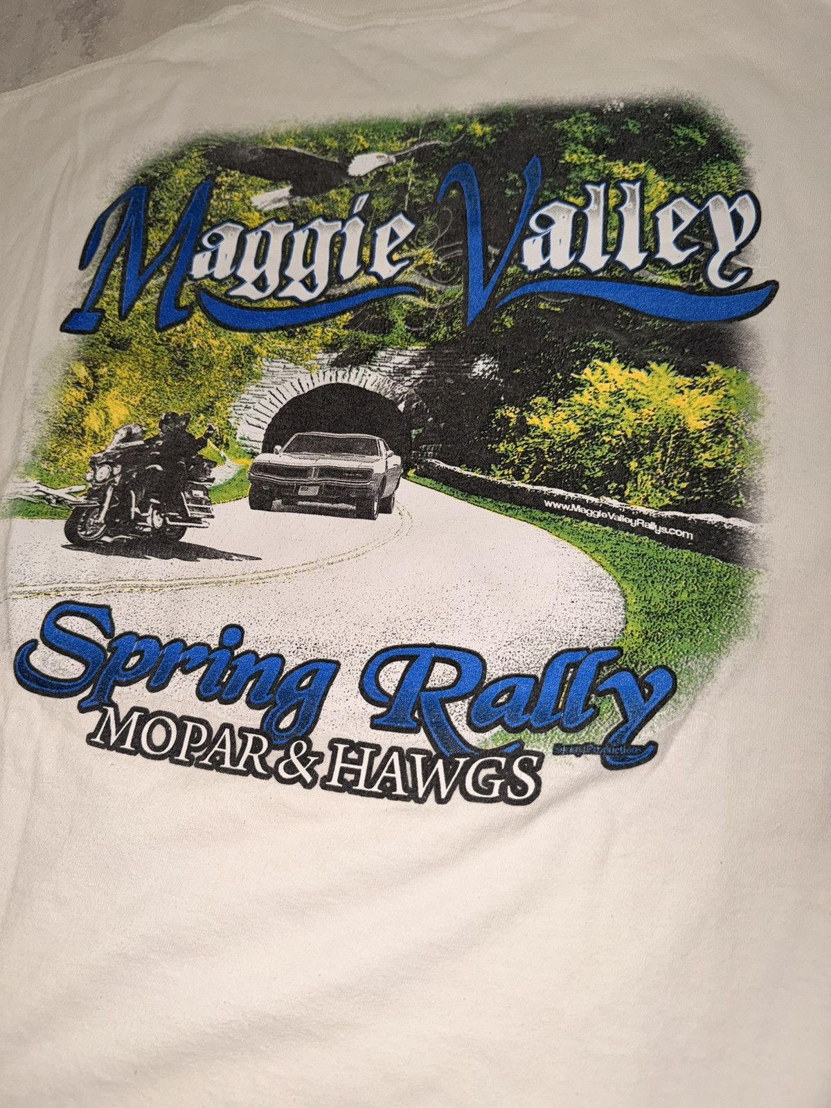 Vintage Y2K Maggie Valley Mopar & Hawgs tee Size US XL / EU 56 / 4 - 1 Thumbnail