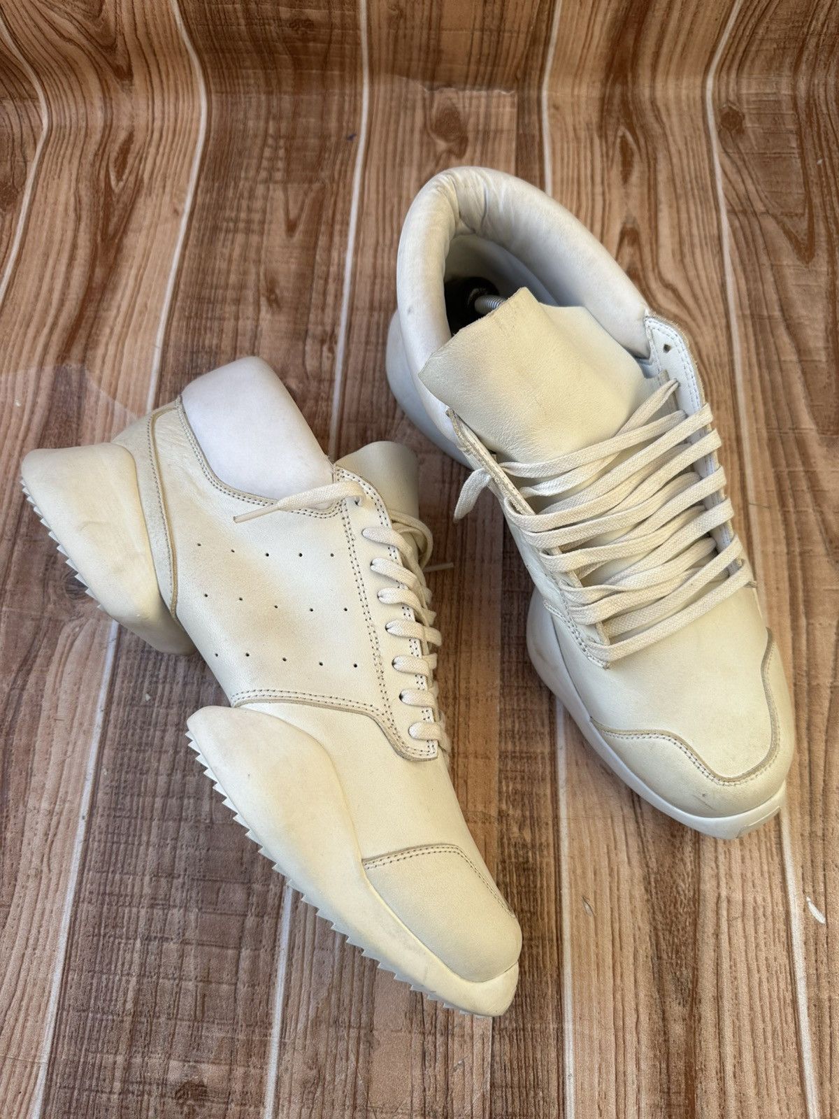 Rick Owens Drkshdw Adidas X Rick Owens Tech Runner Split Sole Size US 10.5 / EU 43-44 - 11 Thumbnail