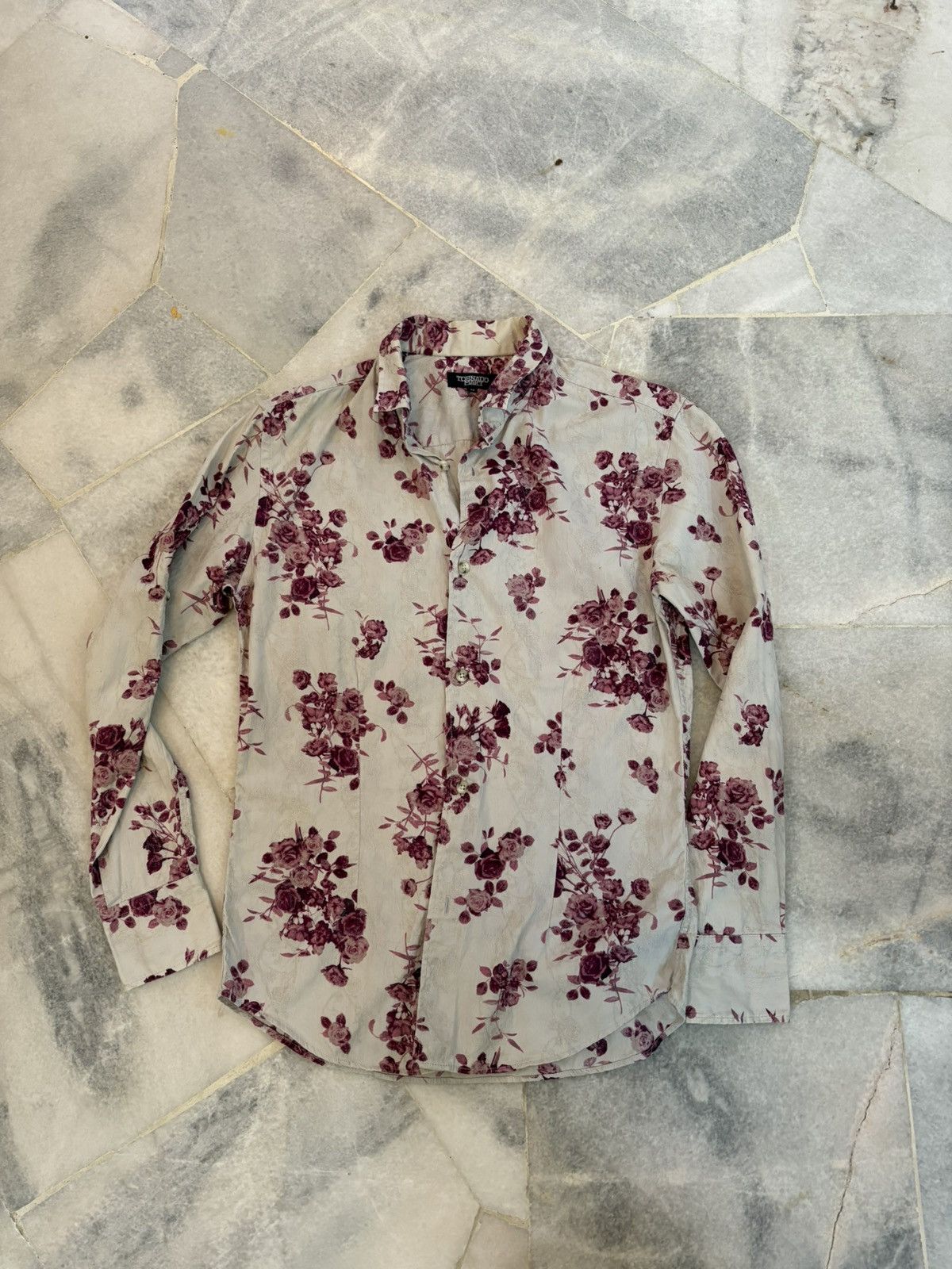 Tornado Mart Tornado mart flower print shirt Size US S / EU 44-46 / 1 - 4 Thumbnail
