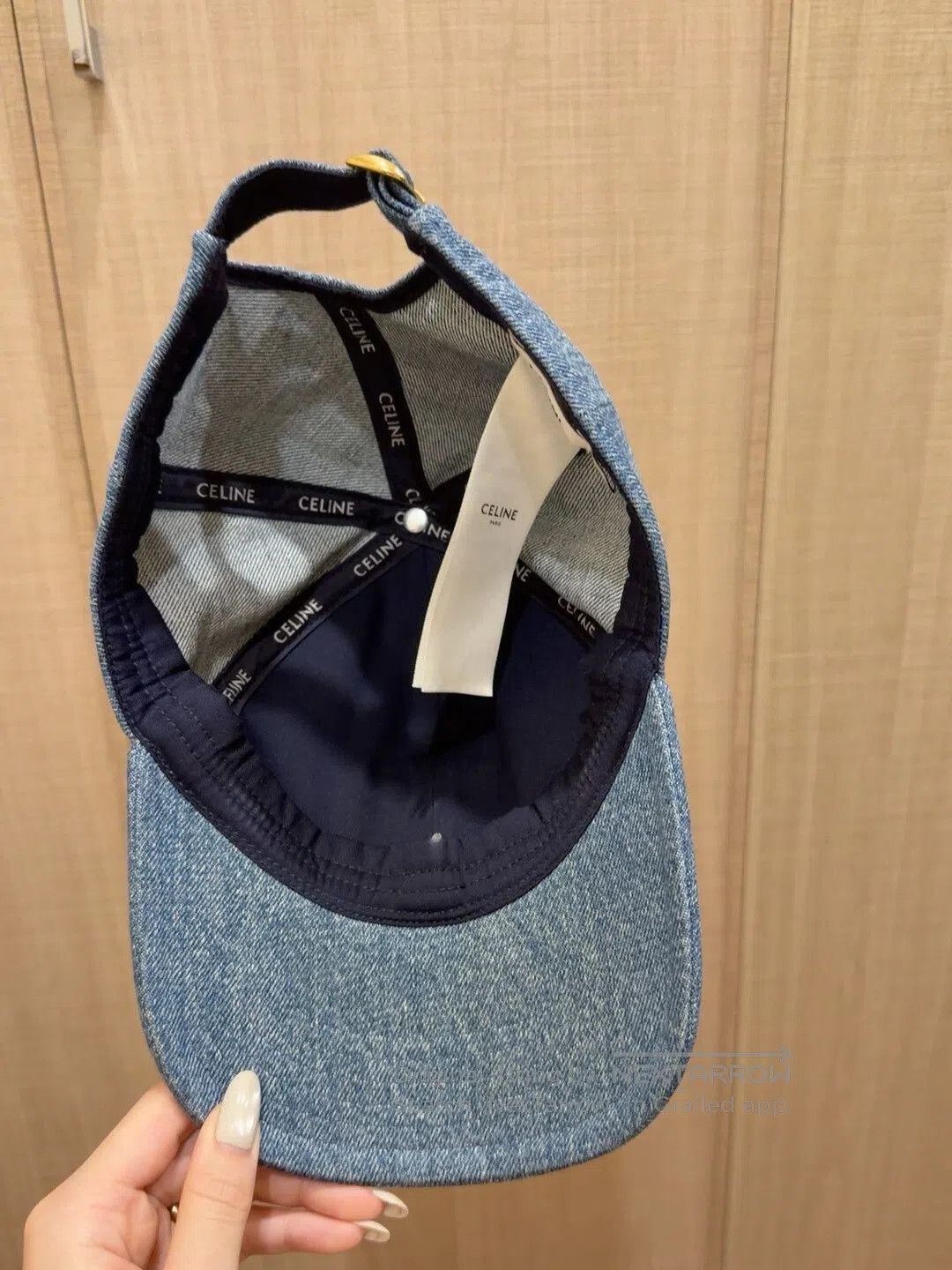 Celine Celine Denim Duckbill Cap Size M. Size ONE SIZE - 3 Thumbnail