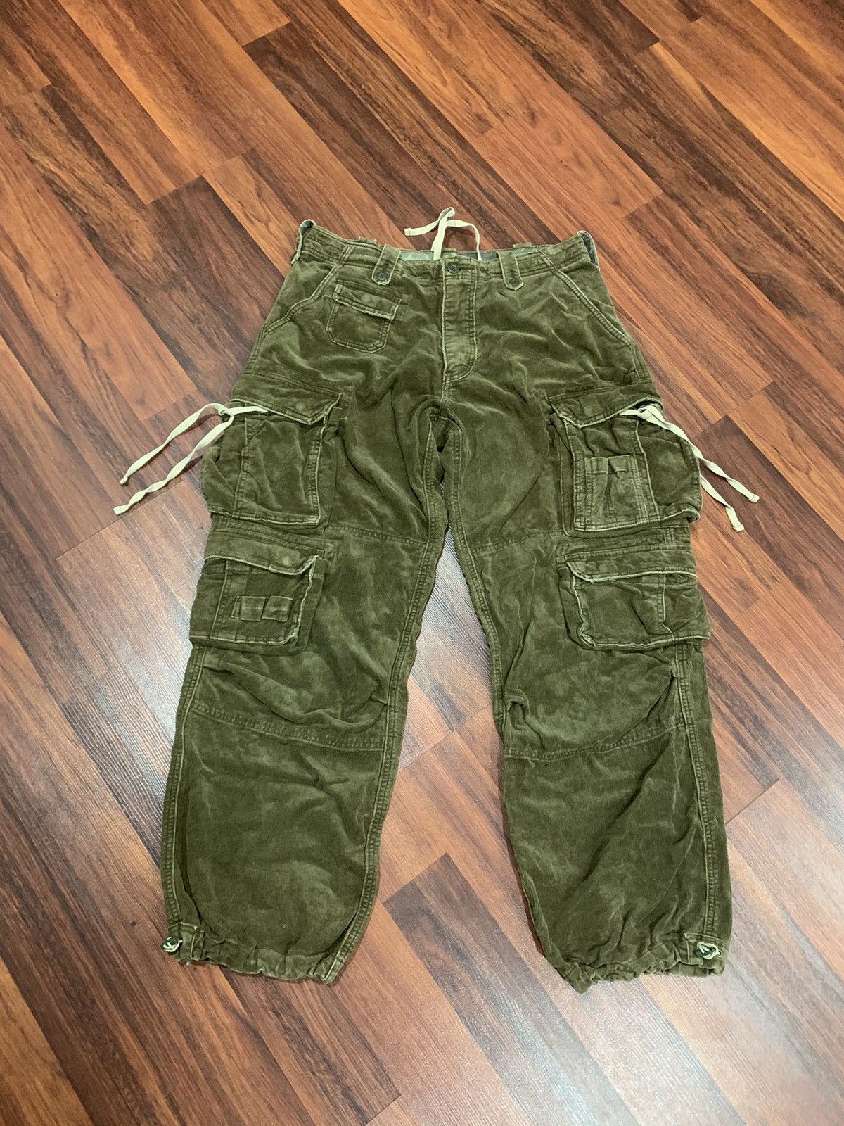 If Six Was Nine Corduroy Multipocket Baggy Cargo Pants Size US 36 / EU 52 - 1 Thumbnail