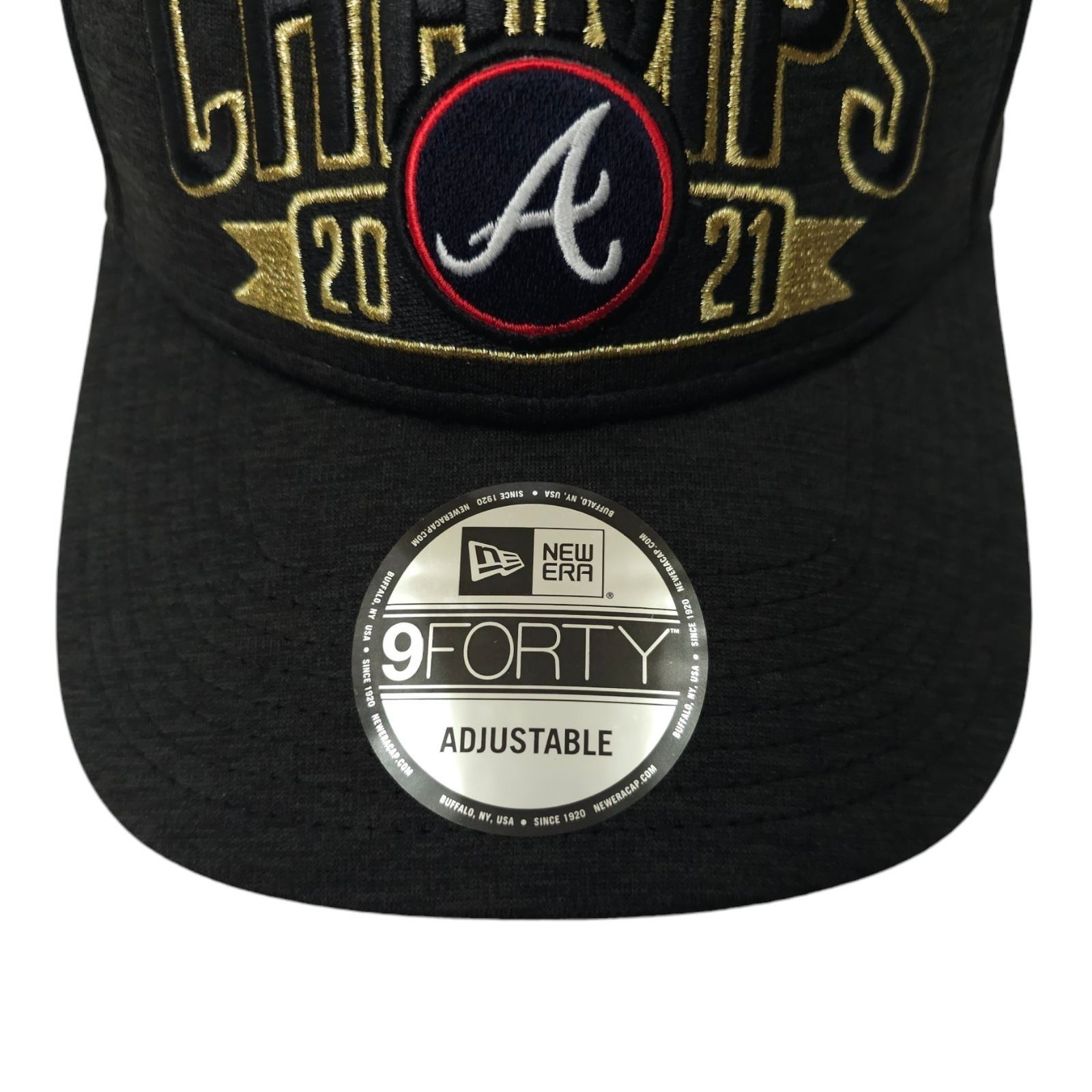 New Era Atlanta Braves Snapback Hat MLB 2021 World Series Champs Cap Size ONE SIZE - 10 Thumbnail
