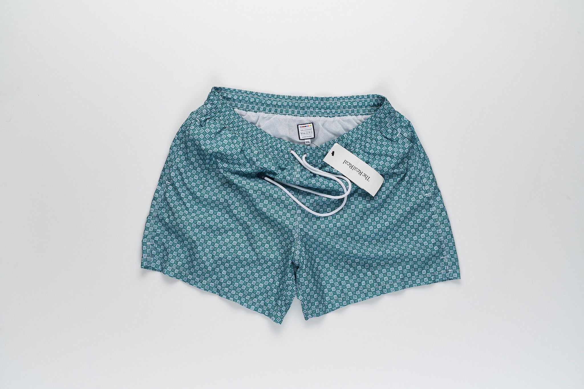 Fedeli Fedeli Blue printed Swim shorts XL Size US 34 / EU 50 - 2 Thumbnail