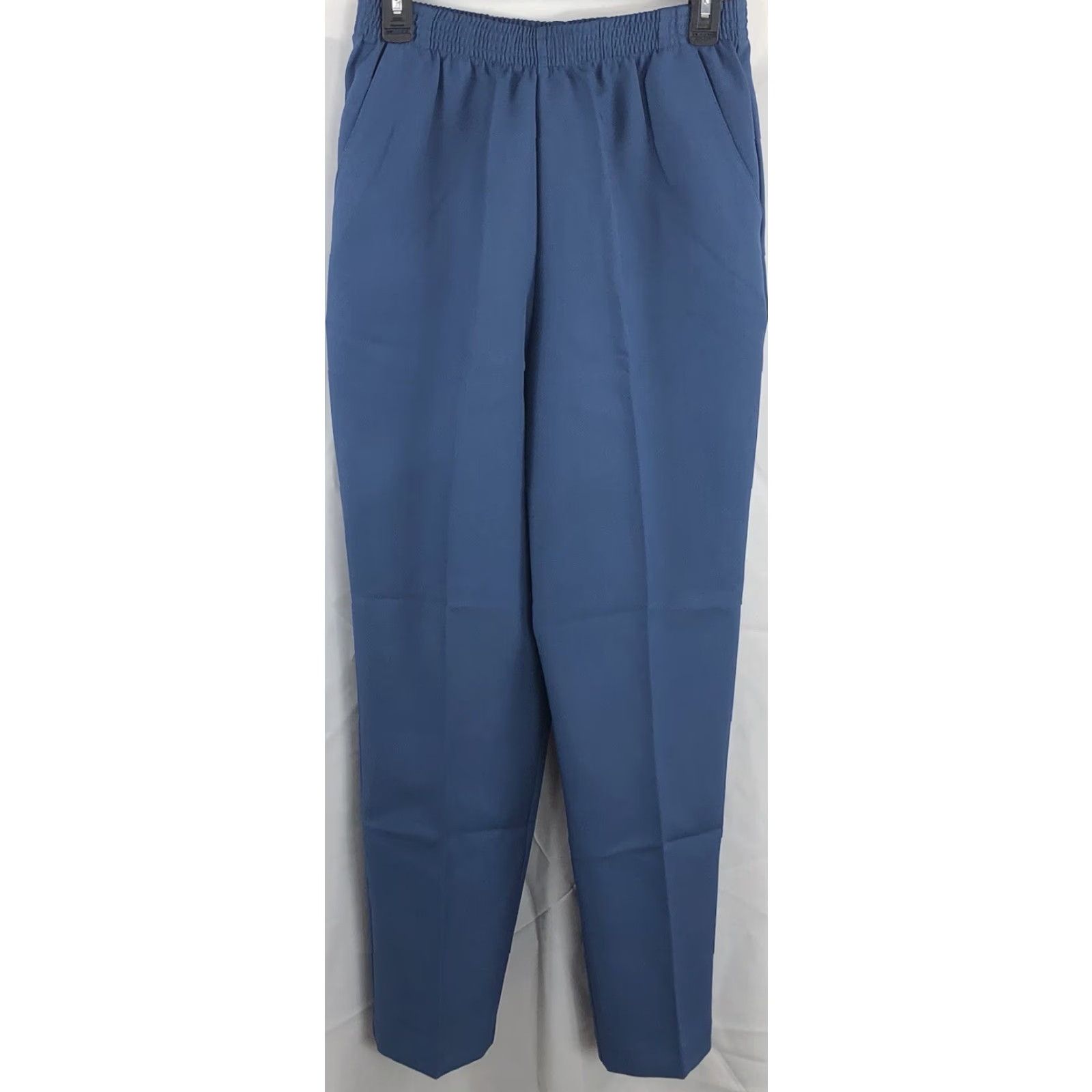 Vintage DonnKenny Dress Slacks Pants 14S 28” Blue Straight Leg Workwear Career Pants Women XS? Size 28" / US 6 / IT 42 - 2 Thumbnail