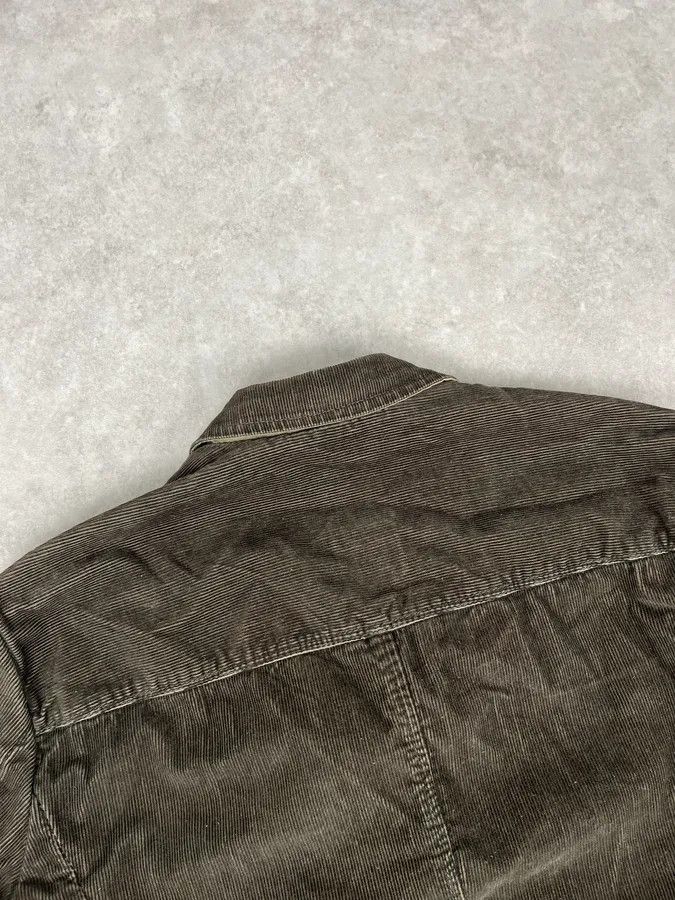 Marithe + Francois Girbaud FW2000 Marithé + François Girbaud Dark Green Corduroy Blazer Jacket Size 44R - 7 Thumbnail
