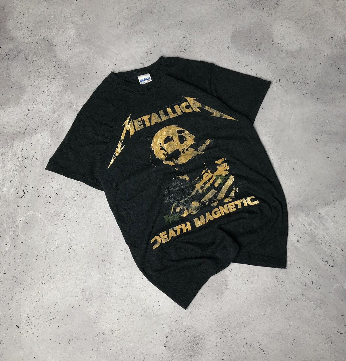 Band Tees × Metallica × Vintage Vintage Metallica Death Magnetic World Tour T-Shirt 2009 Size US S / EU 44-46 / 1 - 2 Thumbnail