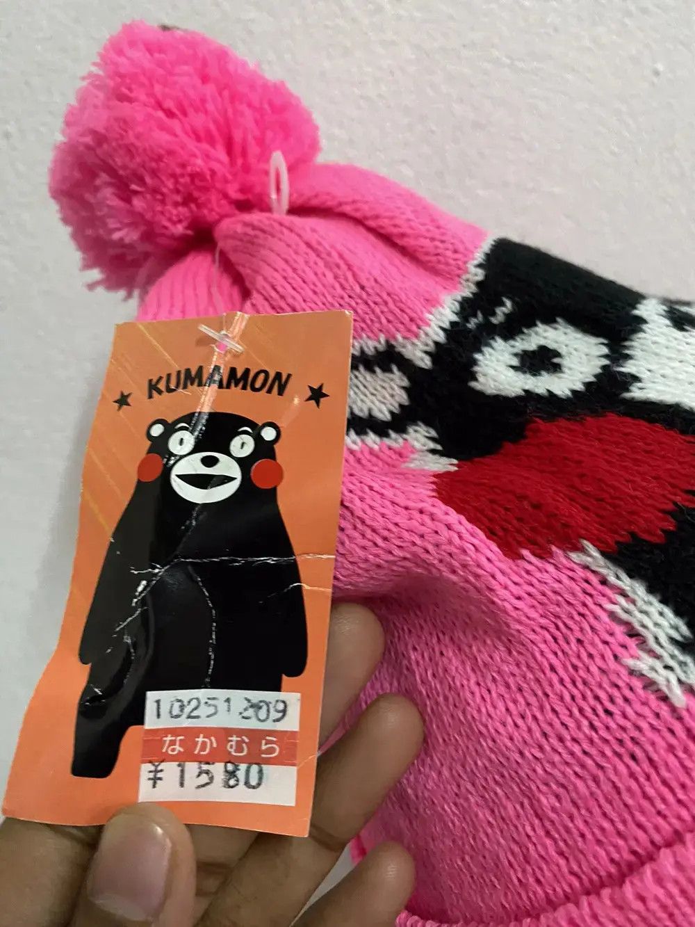 Cartoon Network × Vintage Kumamon Big Logo Bobble Beanie Hat Size ONE SIZE - 5 Thumbnail