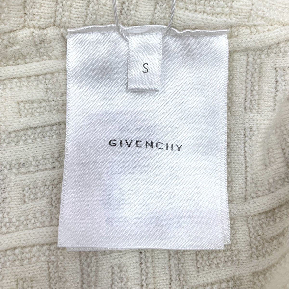 Givenchy Givenchy beige full print cashmere knit jacket Size S / US 4 / IT 40 - 7 Thumbnail