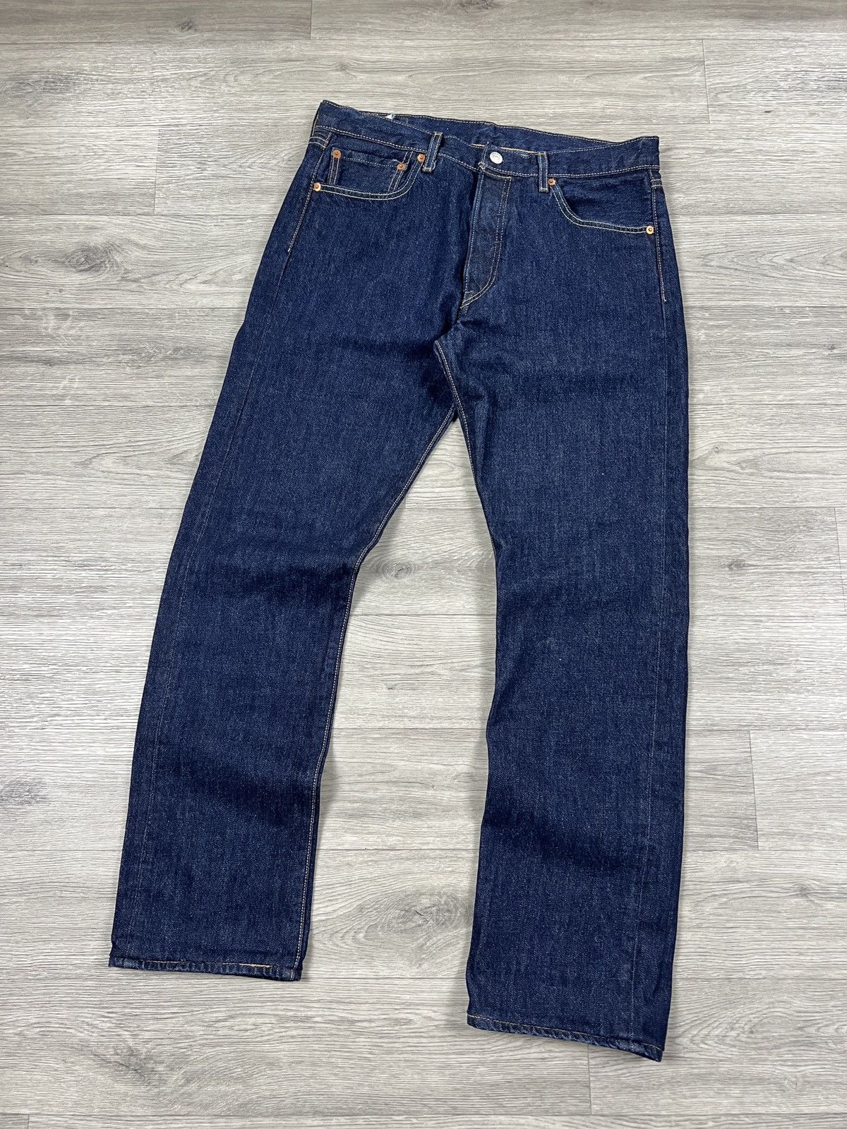 Levi's Mens Jeans Levi's 501 Original Straight Fit Big E Size 33/34 Size US 33 - 7 Thumbnail