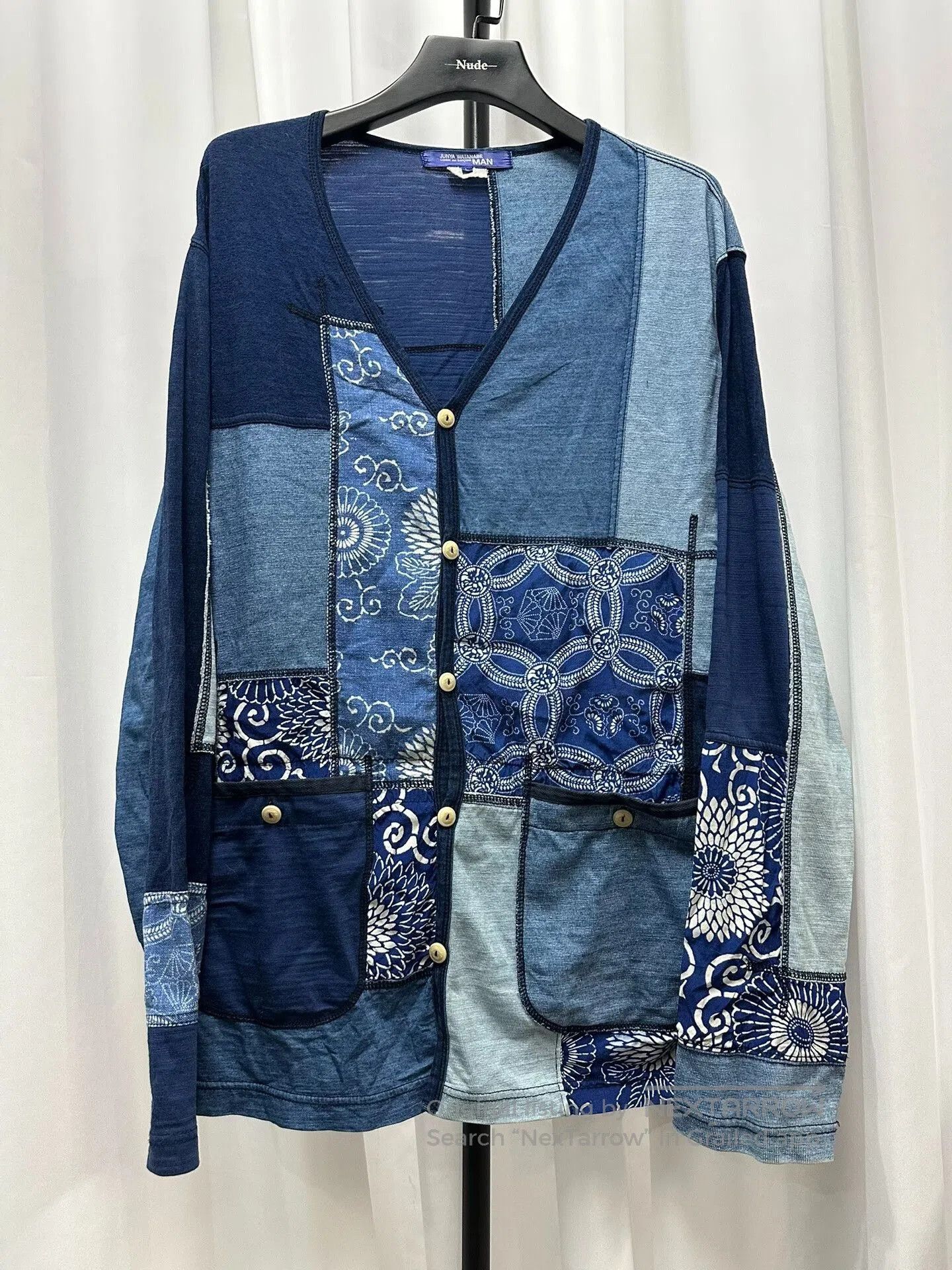 Junya Watanabe Junya Watanabe Man Blue Dye Cardigan. Size US L / EU 52-54 / 3 - 1 Thumbnail