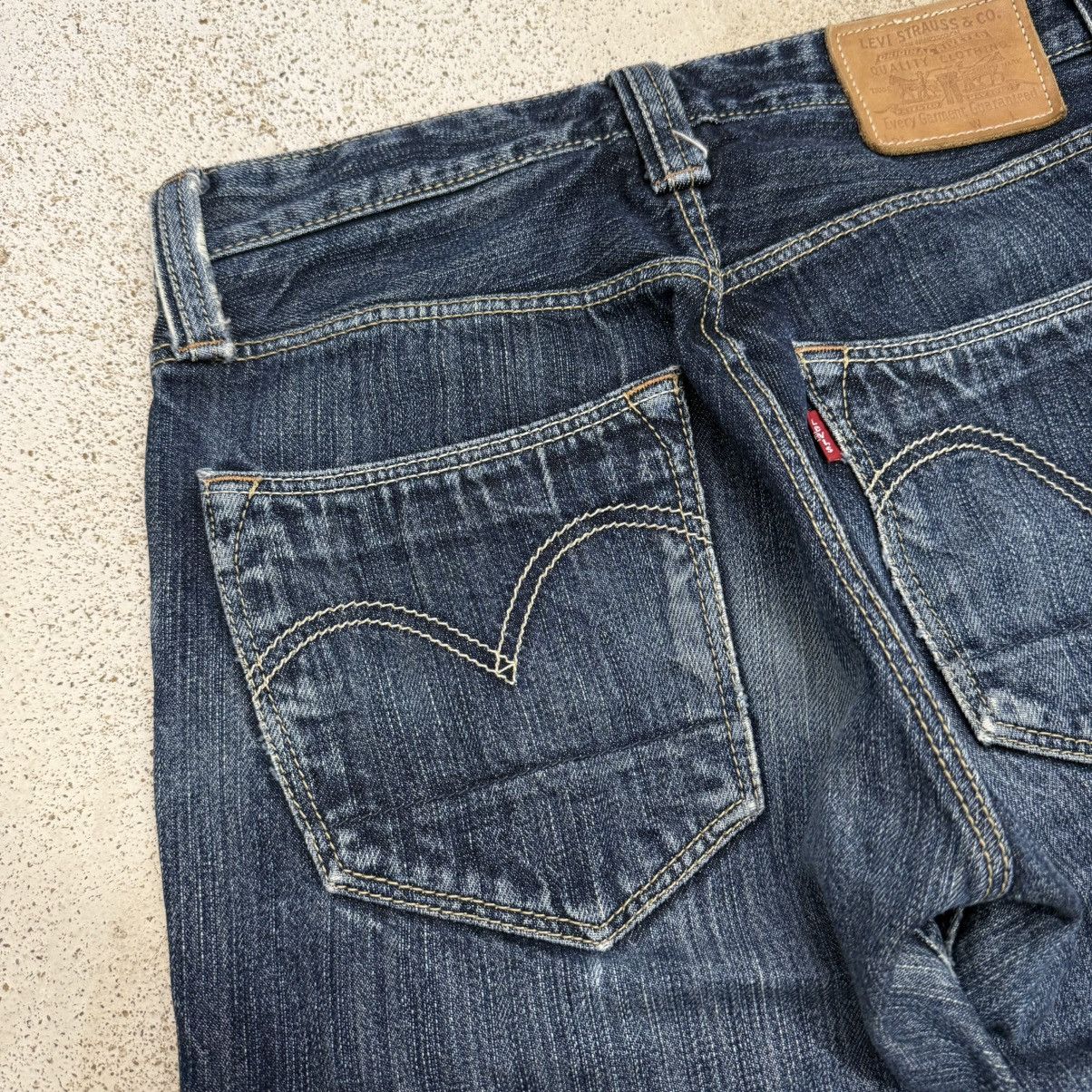 Levi's Levis 505 Selvedge Slim Straight Distressed Denim Pants Size US 28 / EU 44 - 17 Thumbnail
