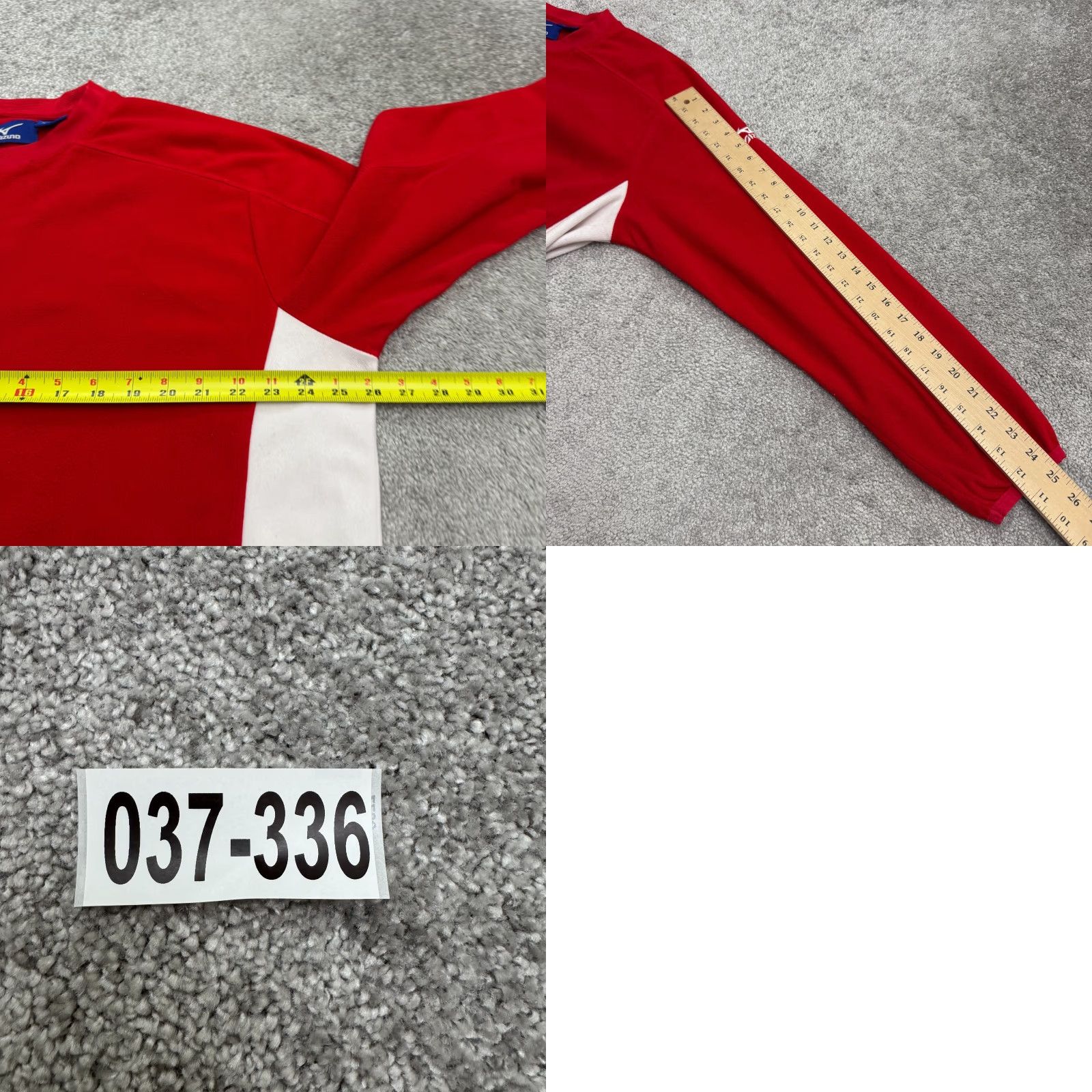 Mizuno Mizuno Vintage Y2K Pullover Sweatshirt Mens Large Red White Fleece Crew Outdoor Shirt Size US L / EU 52-54 / 3 - 10 Thumbnail