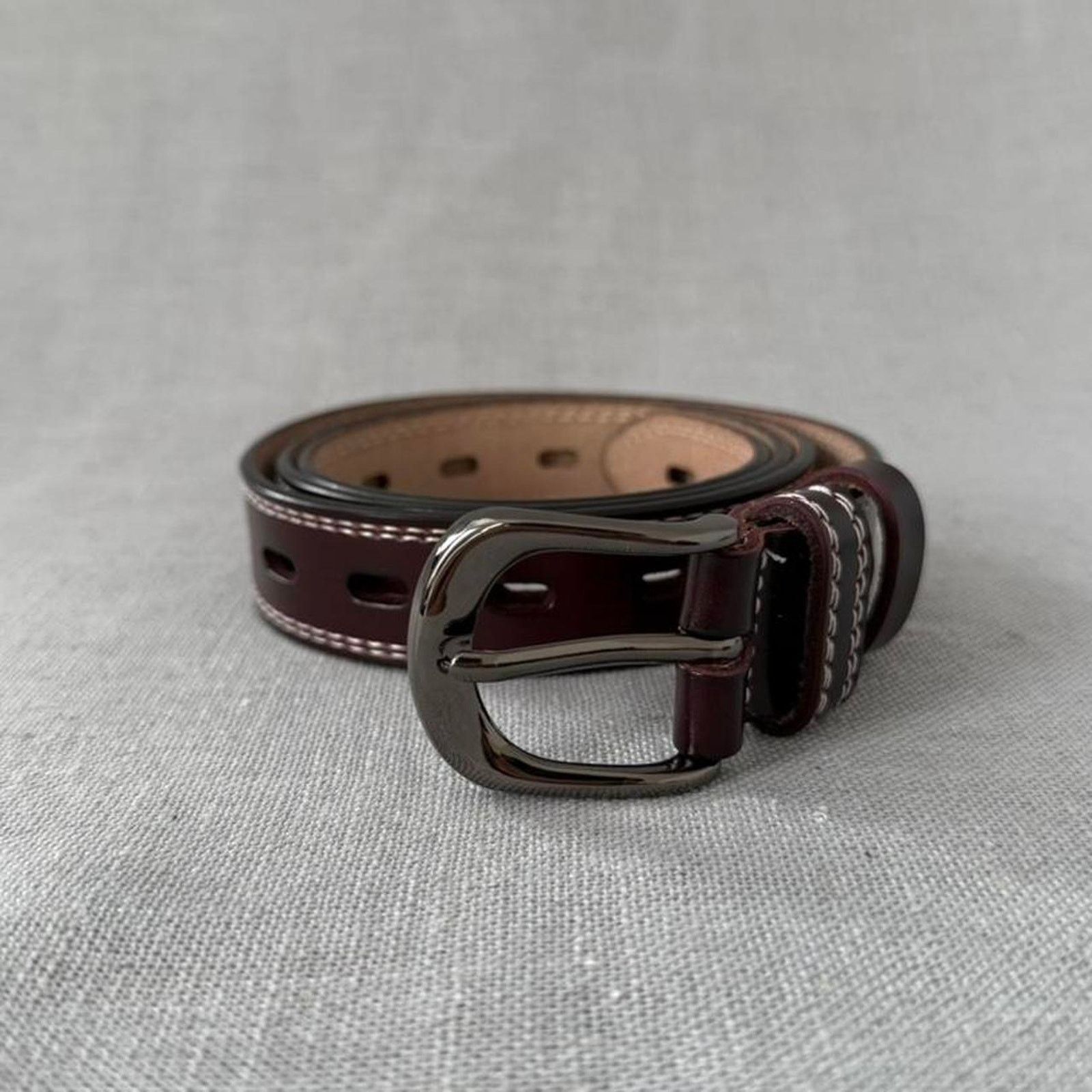 Other Burgundy maroon y2k style belt Size ONE SIZE - 4 Thumbnail