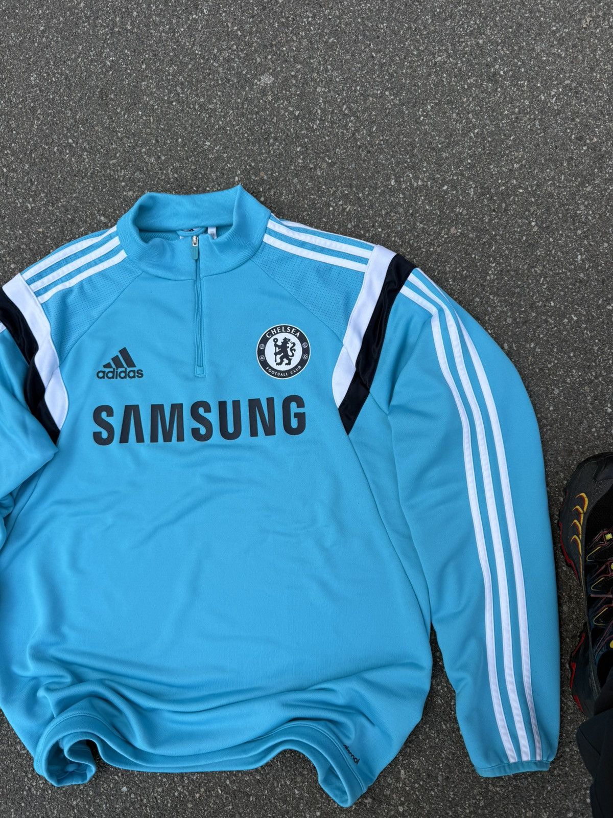 Adidas Adidas Y2K Chelsea Sweatshirt Blokecore Soccer Hype Jacket Size US L / EU 52-54 / 3 - 8 Thumbnail
