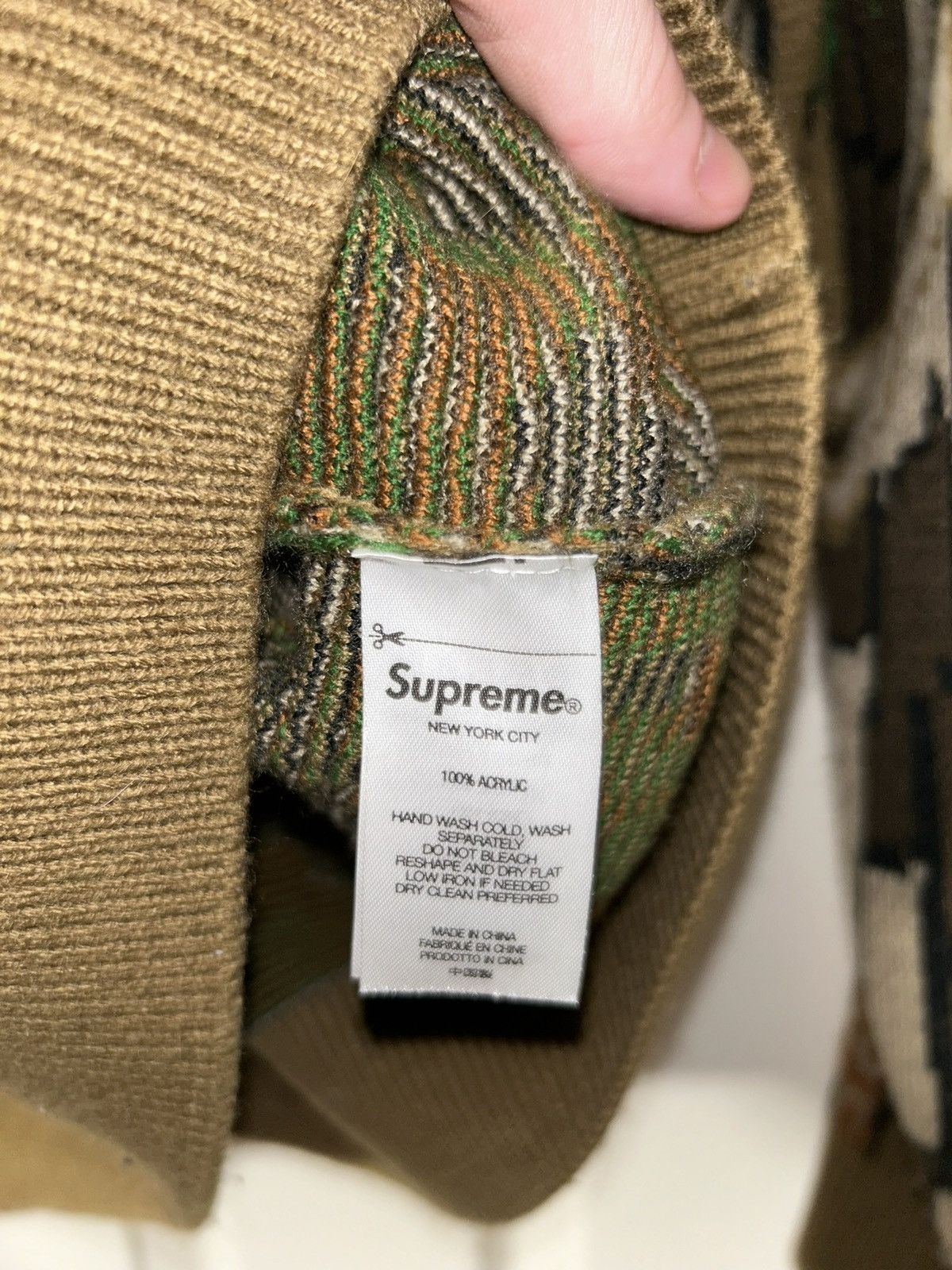 Supreme Supreme real tree camp sweater Size US L / EU 52-54 / 3 - 4 Thumbnail