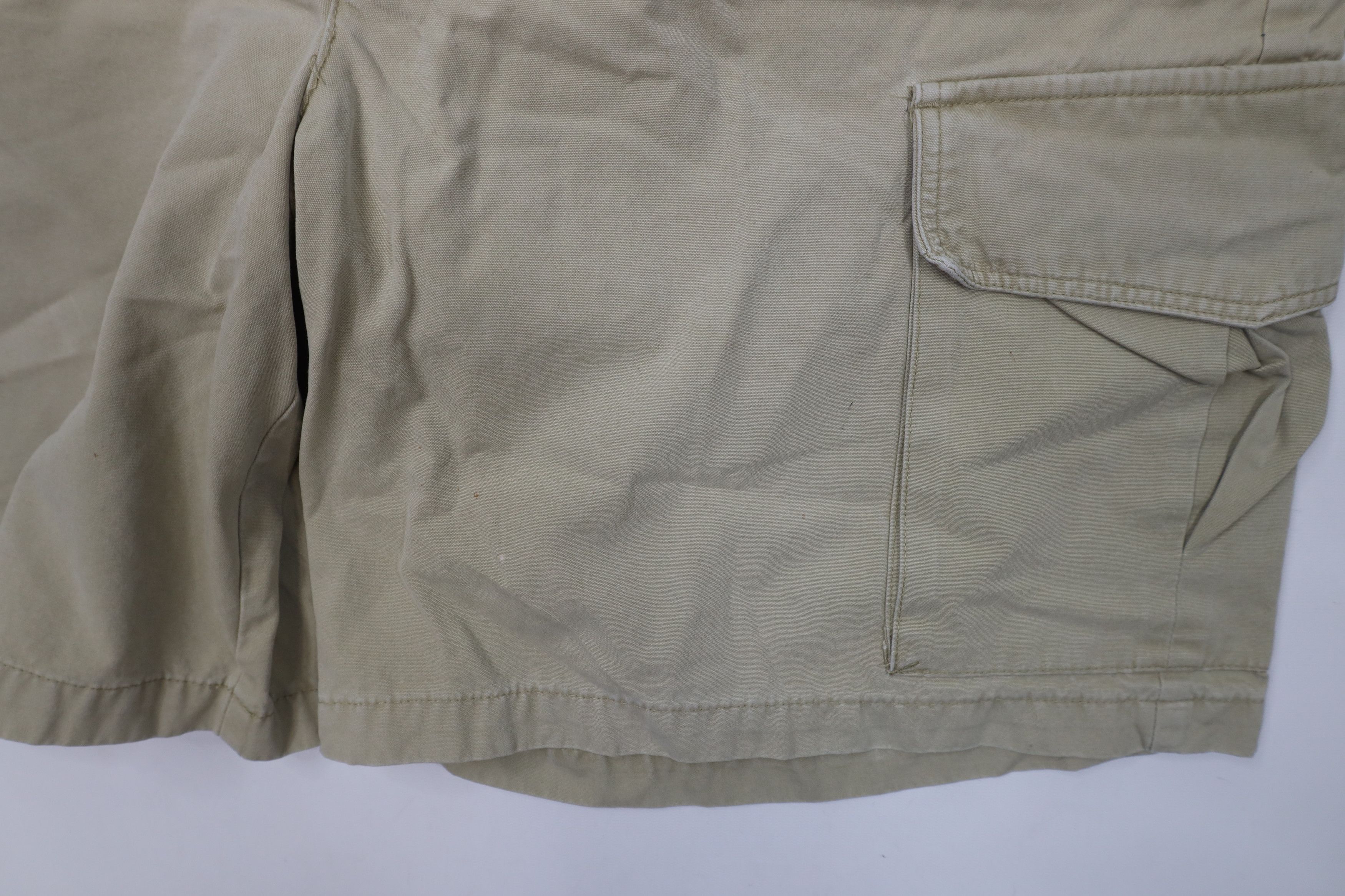 Eddie Bauer × Vintage Vintage 90s Eddie Bauer Heavyweight Cargo Shorts Cotton Size US 38 / EU 54 - 5 Thumbnail