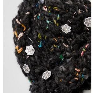 Other Accessories _ Free People Dreamy Hand Knit Beanie In Black Size ONE SIZE - 3 Thumbnail