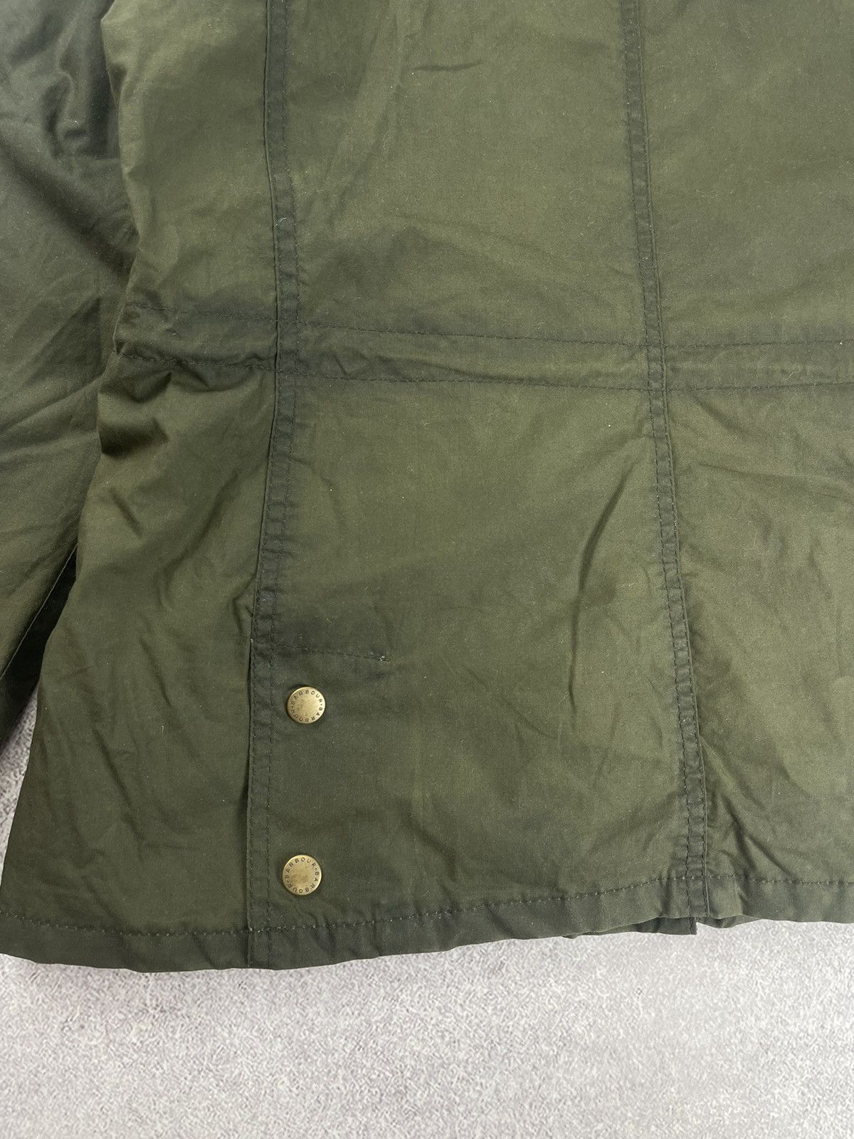 Barbour × Vintage × Wax London Barbour Flyweight Beadnell Wax Parka Jacket Size 10 Size M / US 6-8 / IT 42-44 - 16 Thumbnail