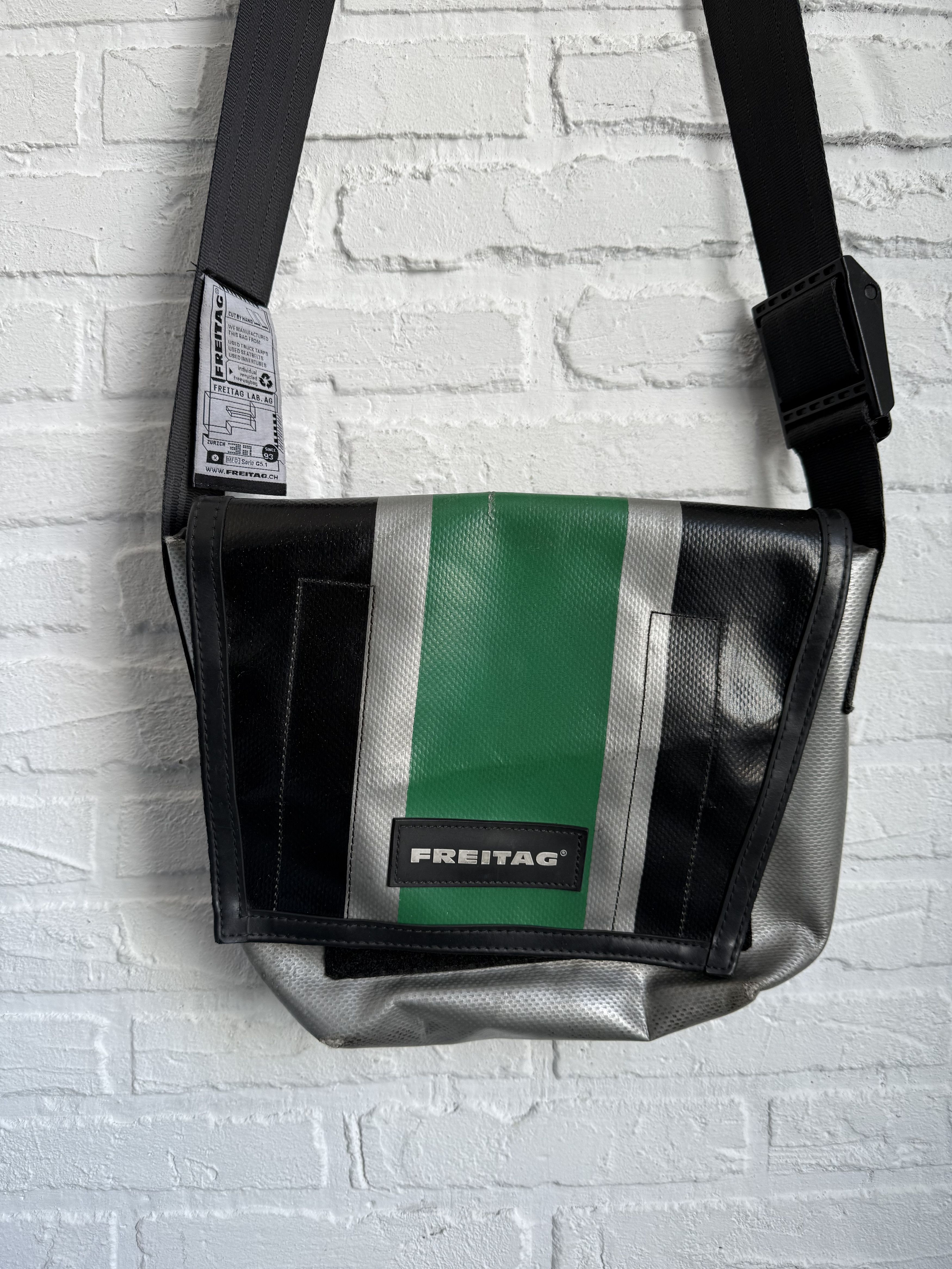 Freitag The Freitag shoulder messenger bag silver green Size ONE SIZE - 2 Thumbnail