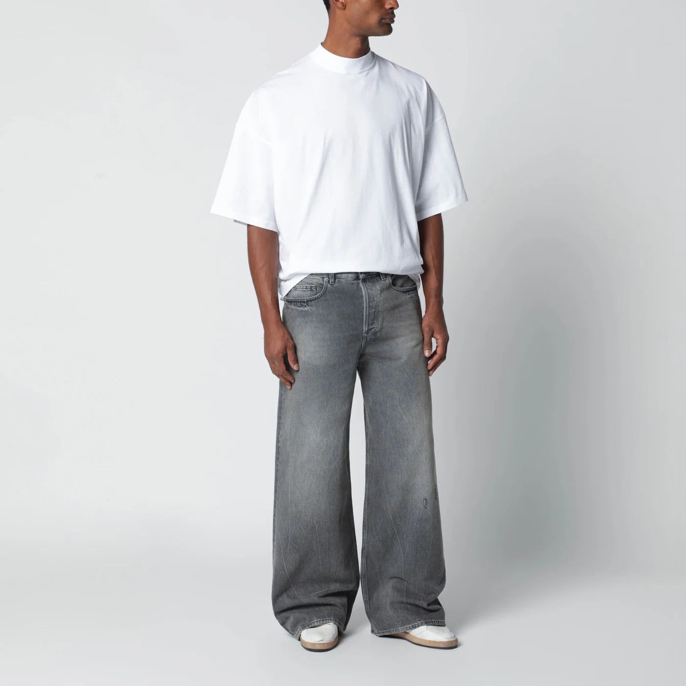 Golden Goose o1d2blof0426 Denim Jeans in Grey Size US 33 - 2 Thumbnail