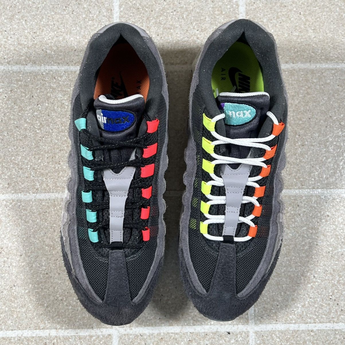 Nike Nike Air Max 95 Big Bubble PRM Greedy Size 11.5 Multi Color Size US 11.5 / EU 44-45 - 3 Thumbnail