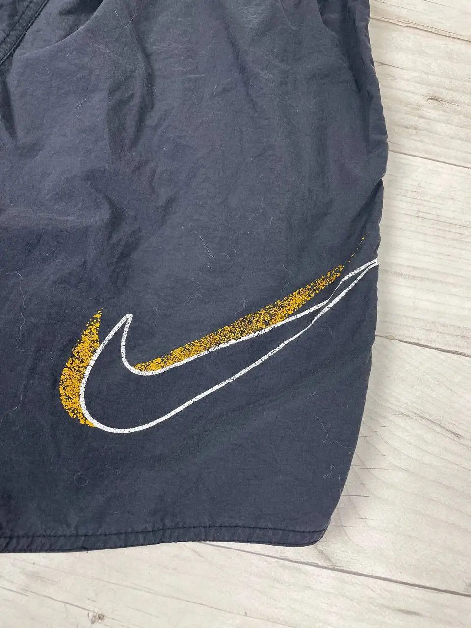 Nike Vintage Nike Big Swoosh Nylon Shorts 90s Drill Size US 34 / EU 50 - 12 Thumbnail