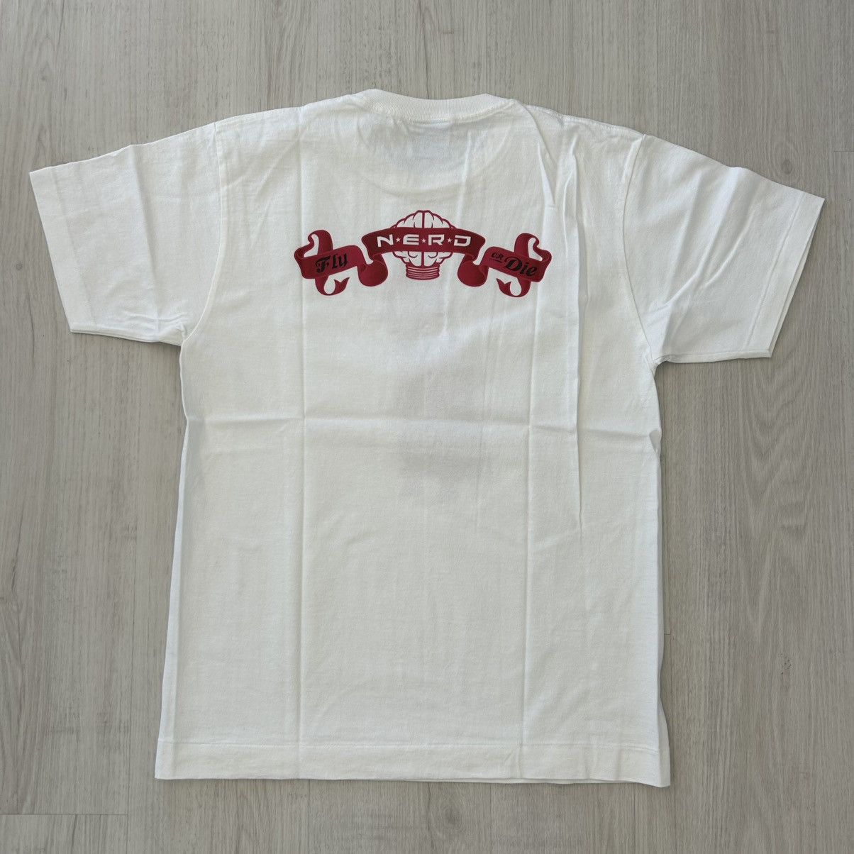 Bape VERY RARE OG 2005 A BATHING APE X N.E.R.D FLY OR DIE TEE Size US M / EU 48-50 / 2 - 7 Thumbnail
