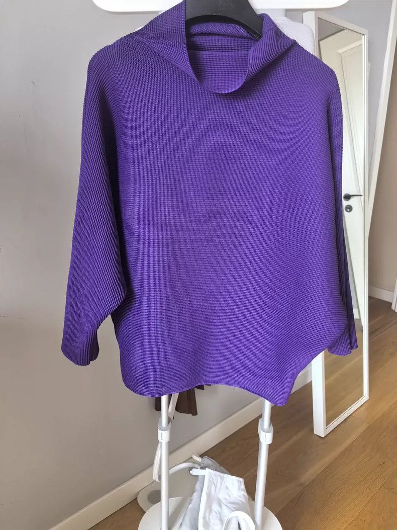 Issey Miyake issey miyake Purple long-sleeved top 2506-Nextarrow Size M / US 6-8 / IT 42-44 - 4 Thumbnail