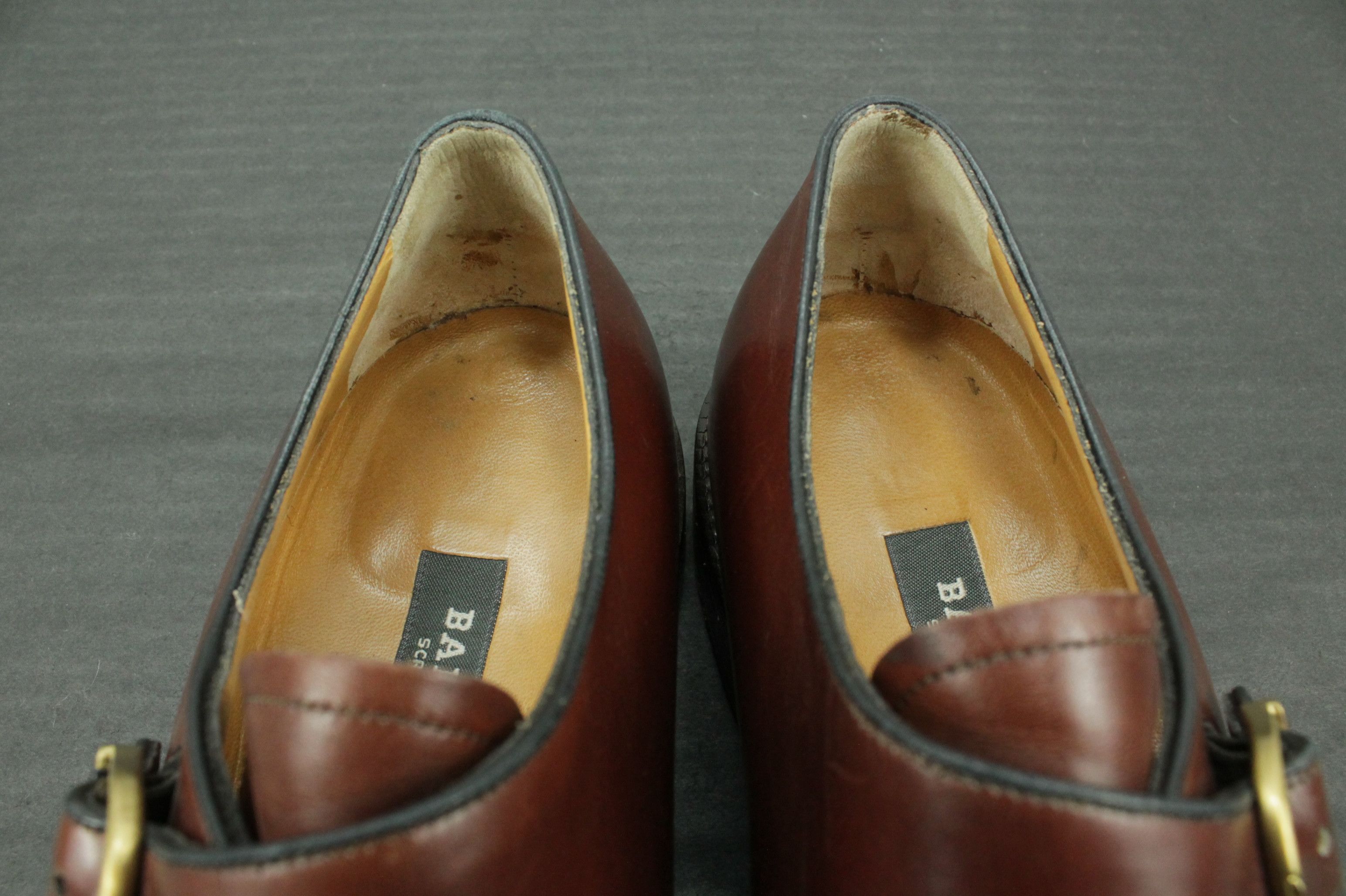 Bally Bally Scribe Handmade Brown Dress Monk Strap Shoes Size US 9 / EU 42 - 7 Thumbnail