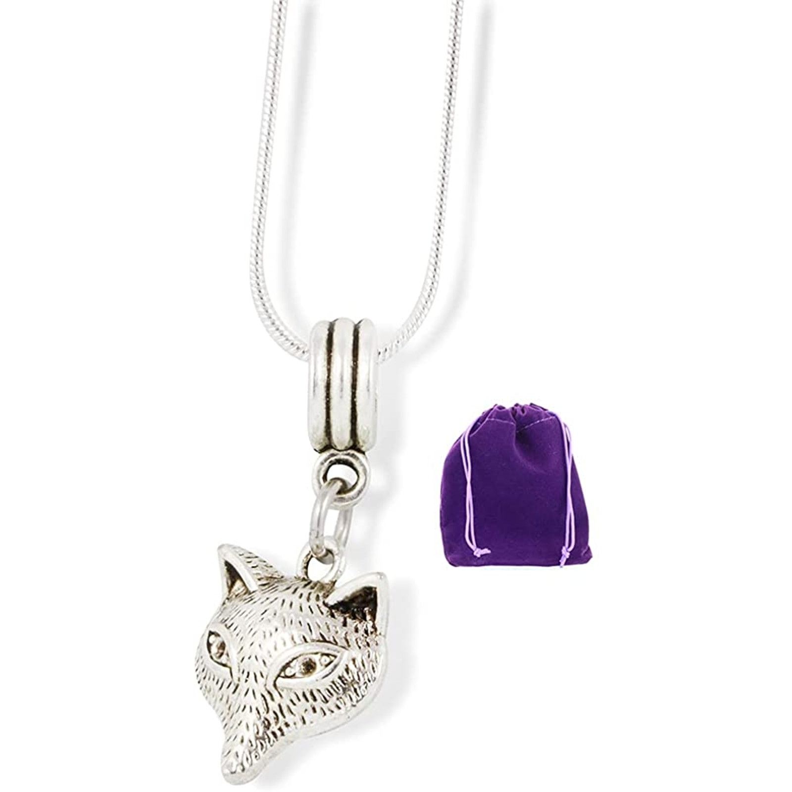 & Other Stories Fox Head Charm Animal Wildlife Chain Necklace Size ONE SIZE - 1 Thumbnail