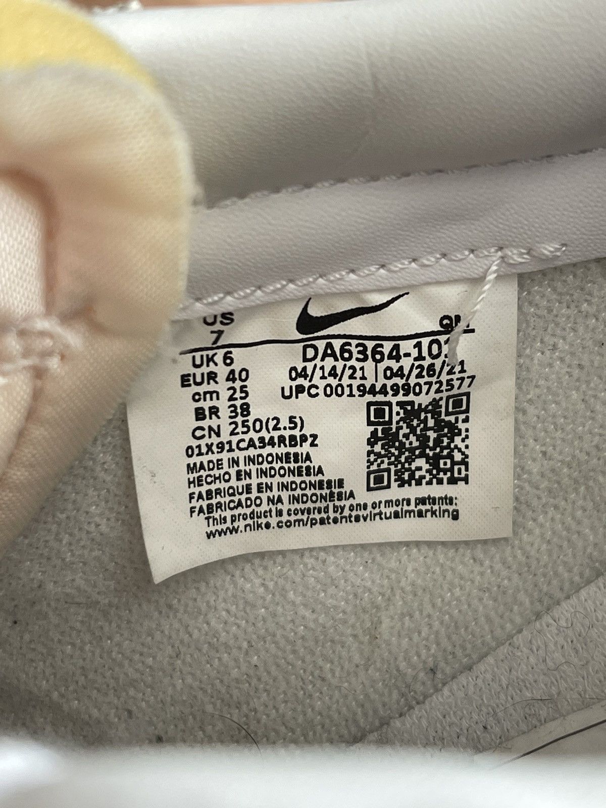 Nike Nike Blazer Low 77' Vintage Size US 7 / EU 40 - 9 Thumbnail