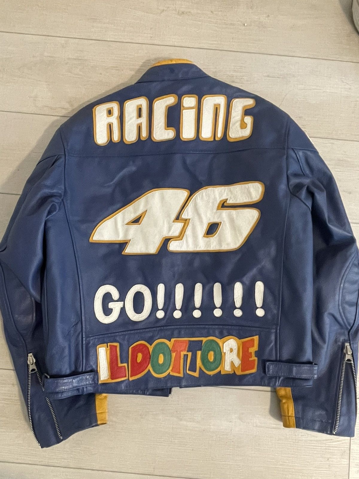 Genuine Leather × Yamaha IL DOTTORE YAMAHA RACING LEATHER JACKET Size US M / EU 48-50 / 2 - 2 Thumbnail